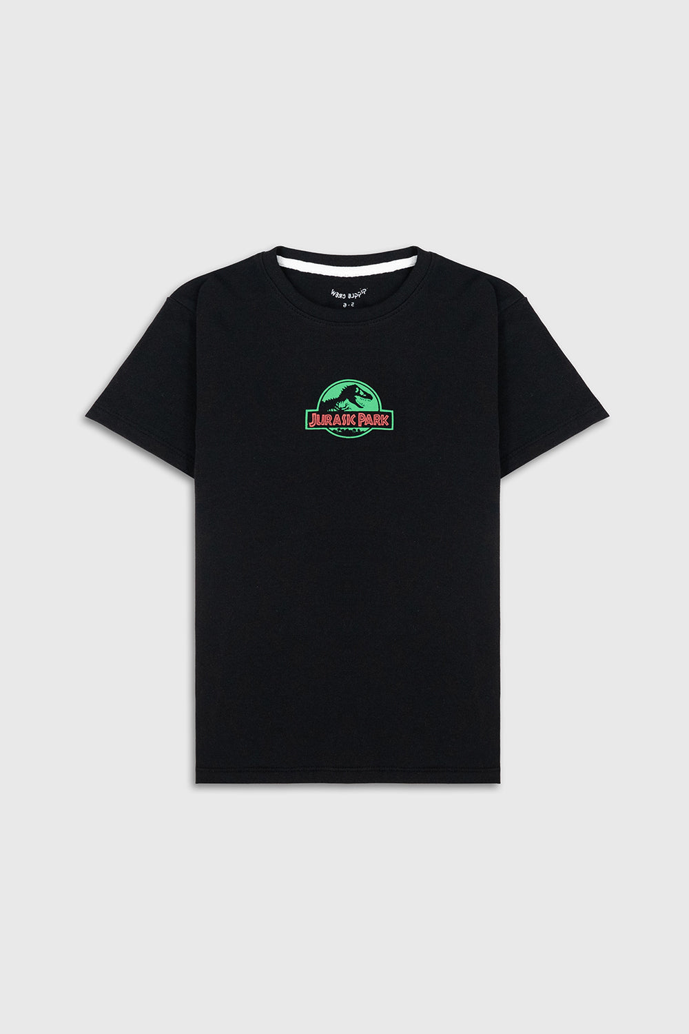 Boys Black Jurassic T-Shirt | Giggles Crew Kids Clothing Pakistan |