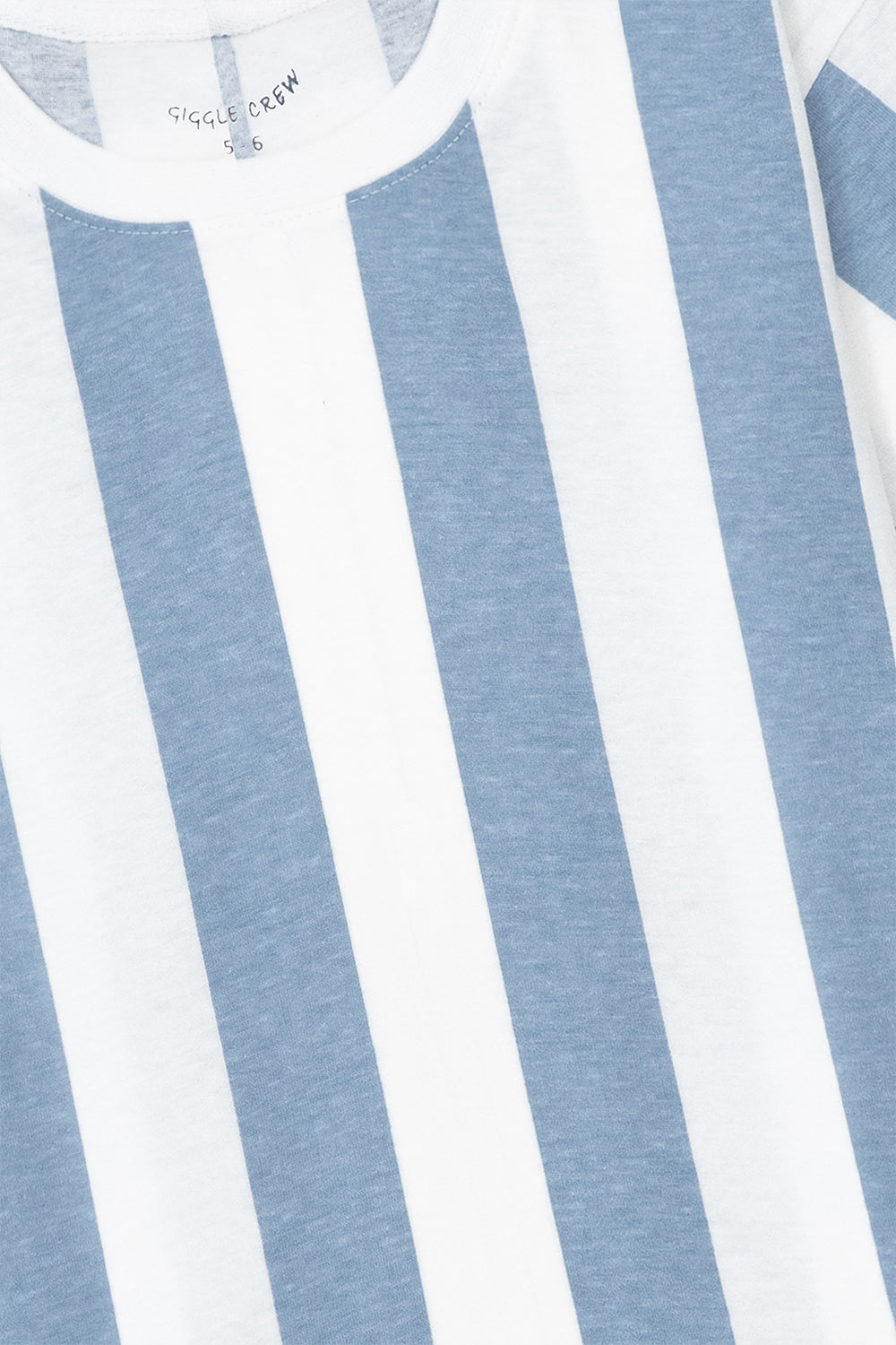 Striped crew neck t-shirt | Giggles Crew Kids Clothing Pakistan |
