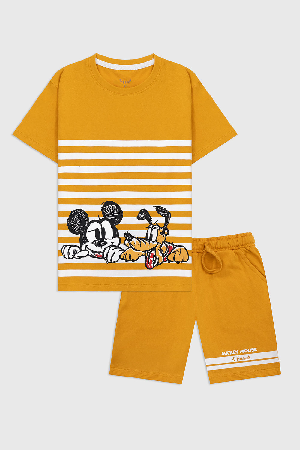 Boys Mickey Mouse & Pluto Short Set | Giggles Crew Kids Clothing Pakistan |