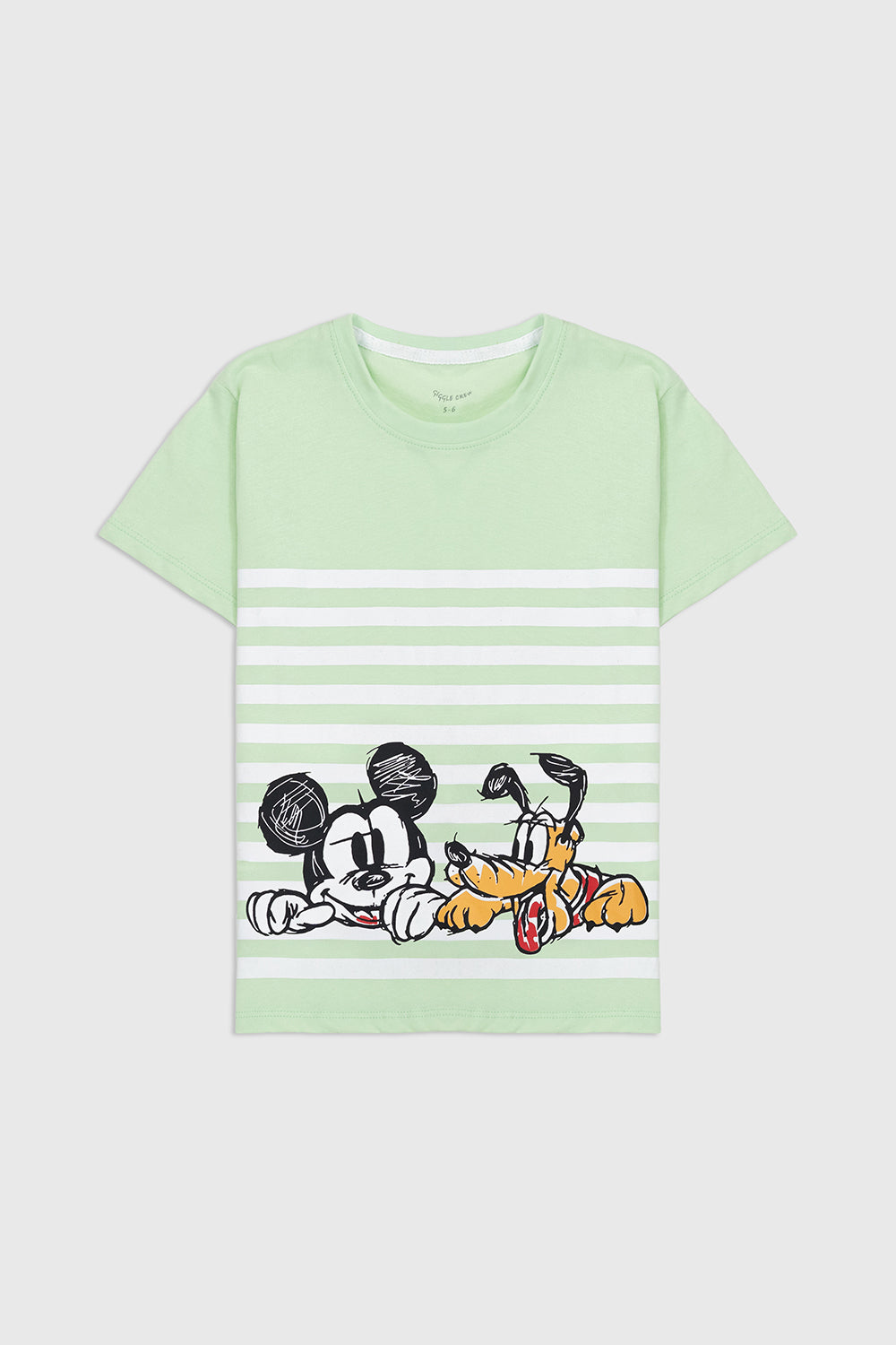 Boys Mint Green Mickey Mouse Set | Giggles Crew Kids Clothing Pakistan |