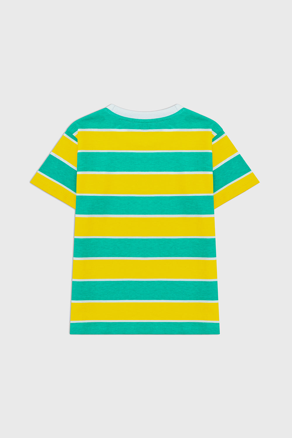 Yellow and Green Striped T-shirt | Giggles Crew Kids Clothing Pakistan |