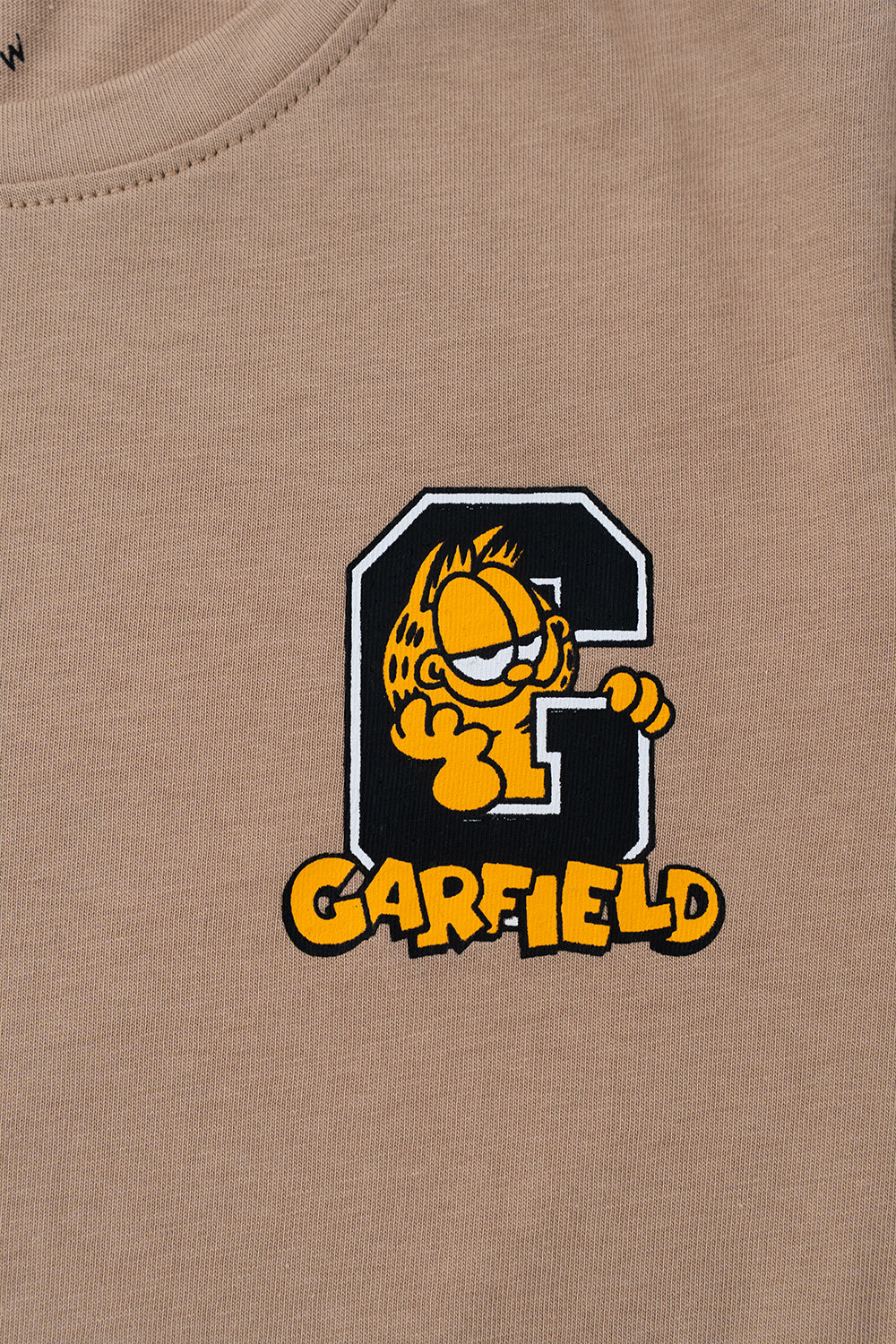 Garfield Chill Patch Tee | Giggles Crew Kids Clothing Pakistan |