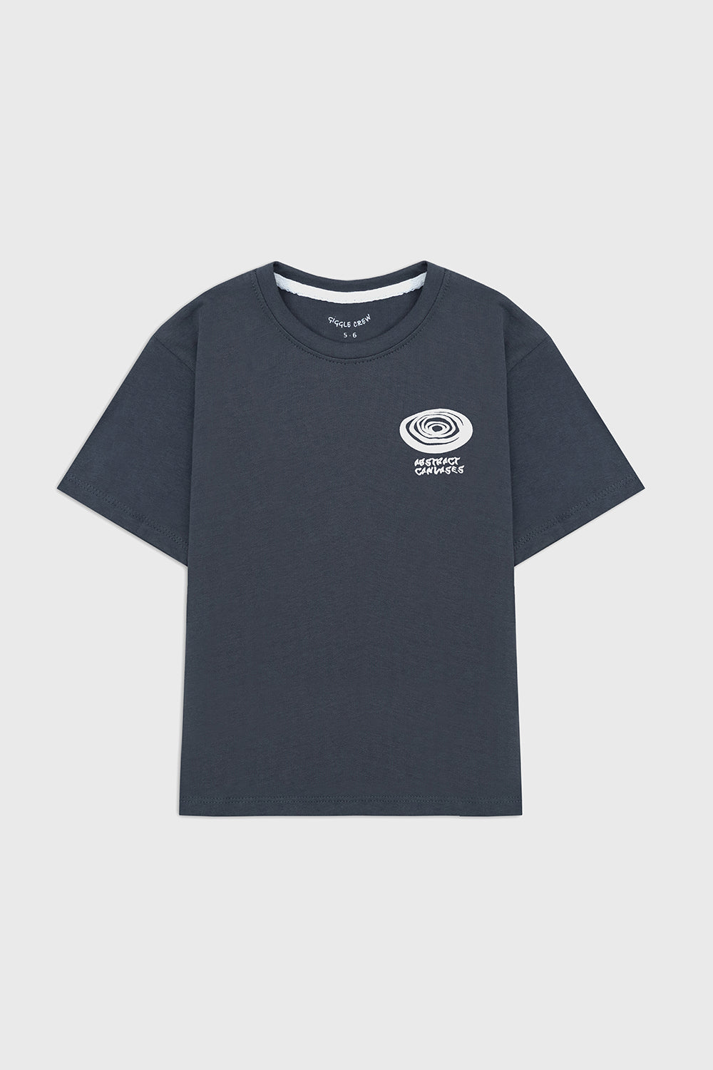 Boys Salmon Surf Print T-shirt | Giggles Crew Kids Clothing Pakistan |