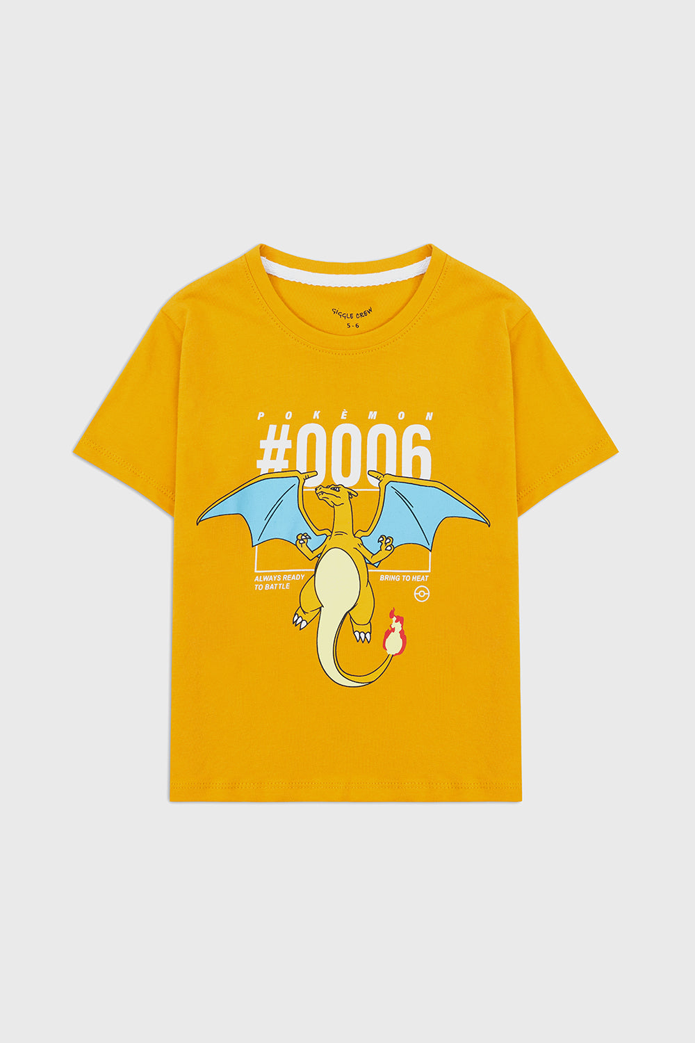Boys Charizard Power Tee pair | Giggles Crew Kids Clothing Pakistan |