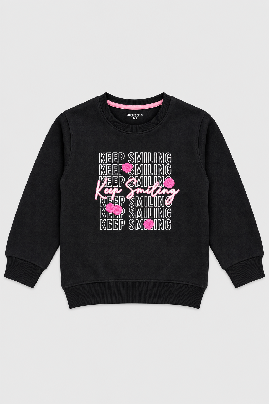 Girls Keep Smiling Sweatshirt