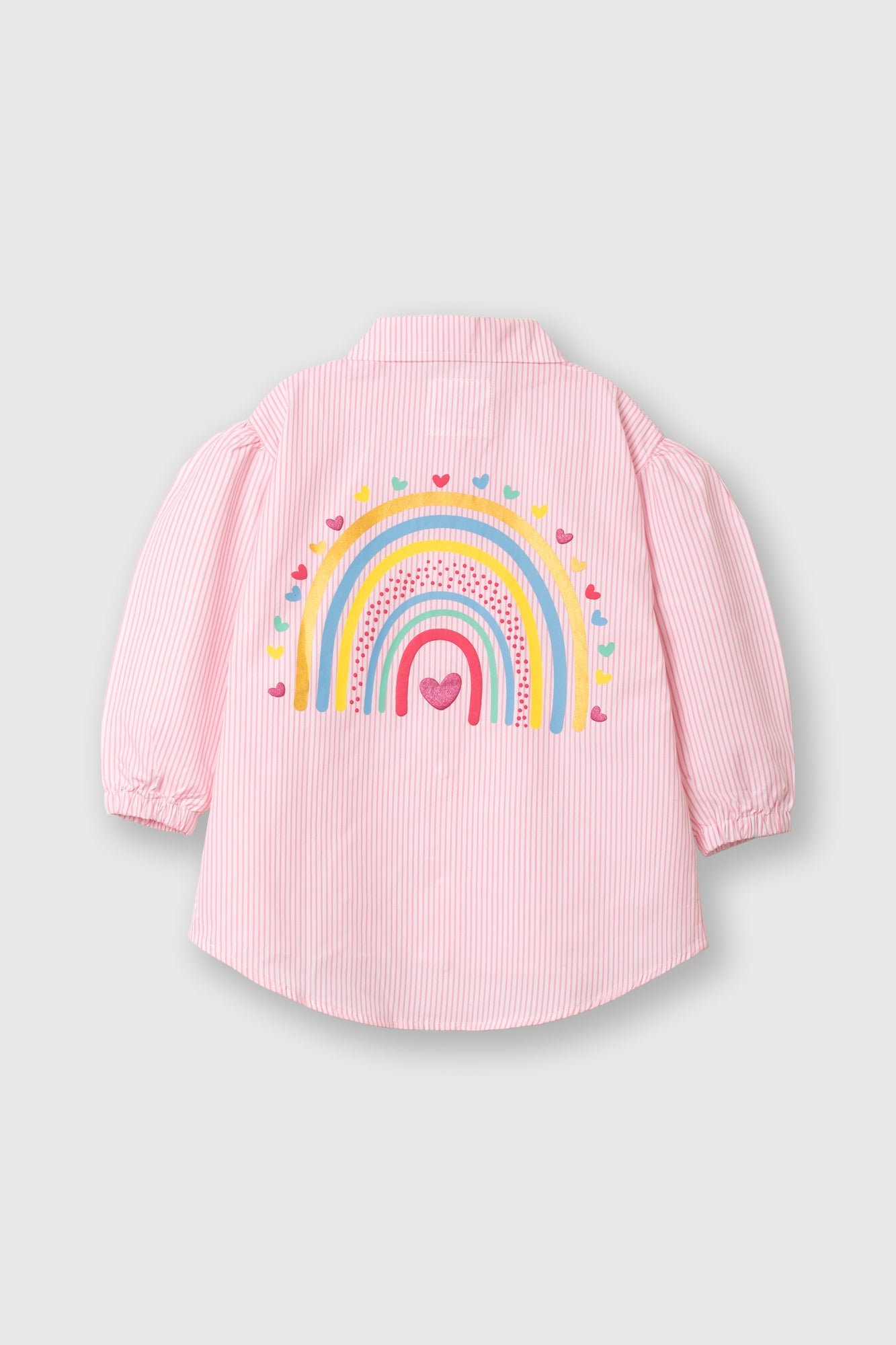 Girl baggy pink cotton shirt | Giggles Crew Kids Clothing Pakistan |