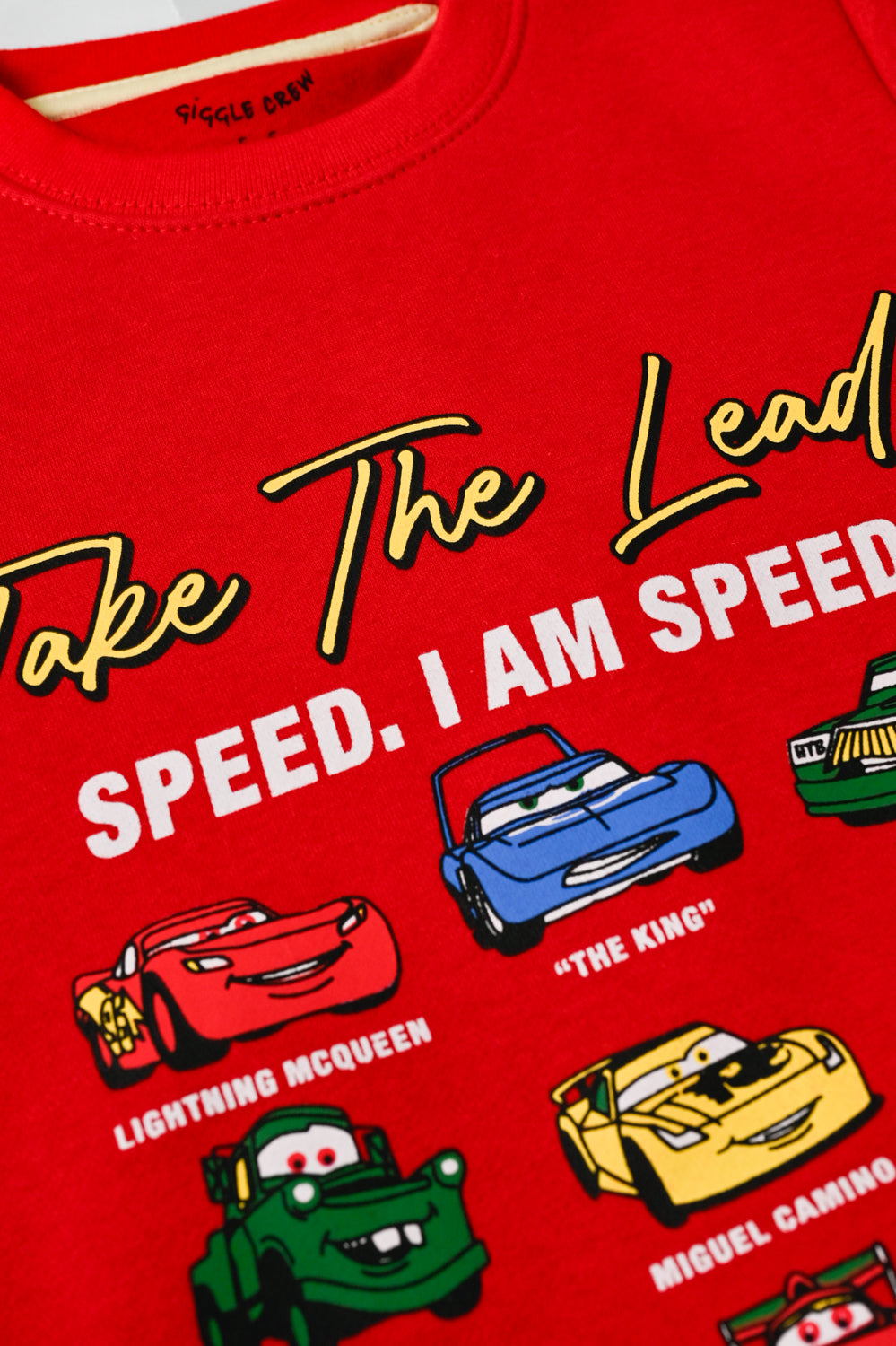 Boys Speed Racer Red Fleece Sweatshirt