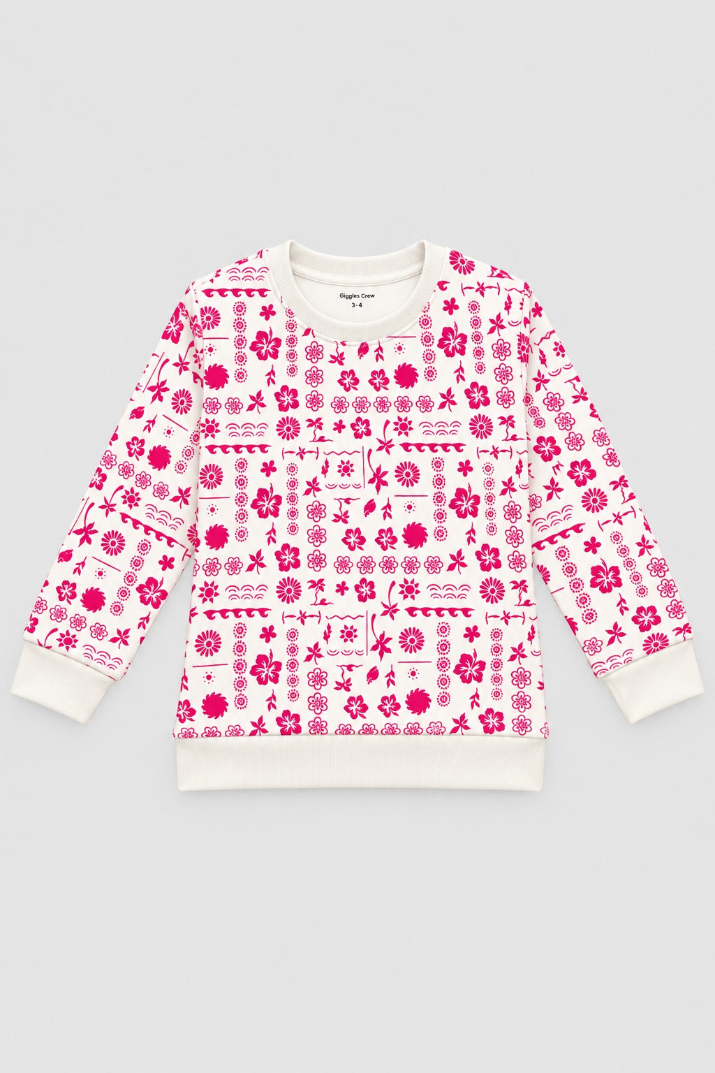Girls white rotary coordset