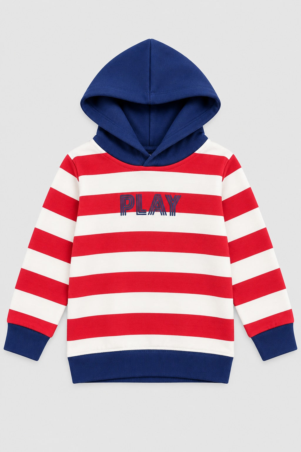 Boys striped play hoodie
