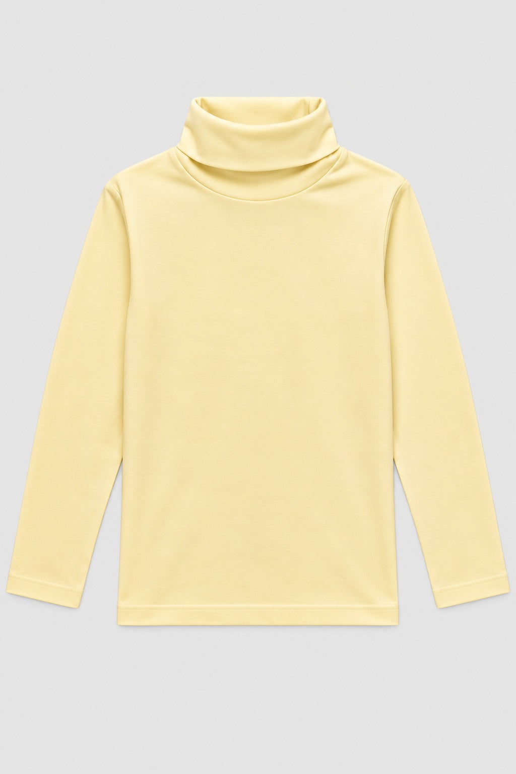 Girls light yellow highneck