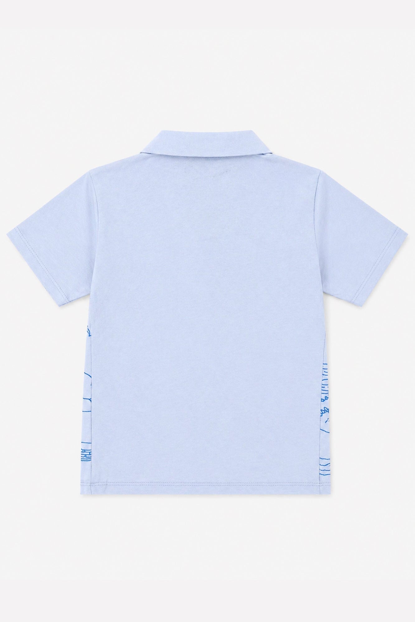 Boys Ocean Breeze Sketch Shirt | Giggles Crew Kids Clothing Pakistan |