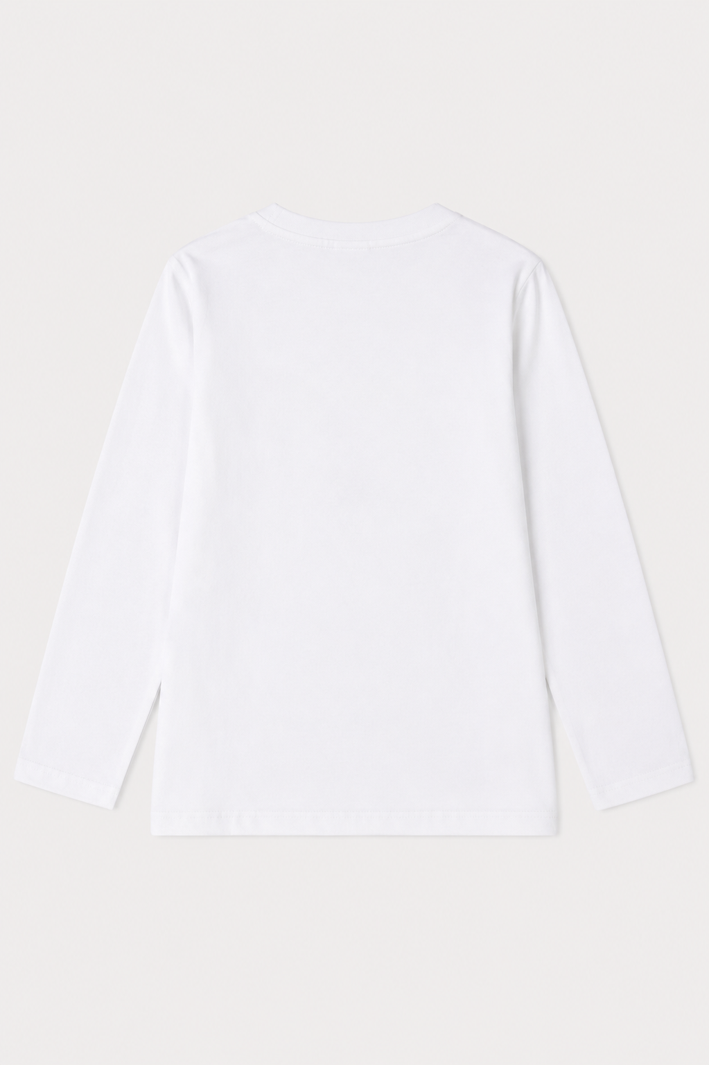 Boys' Fun Run White Long Sleeve Kids T-Shirt