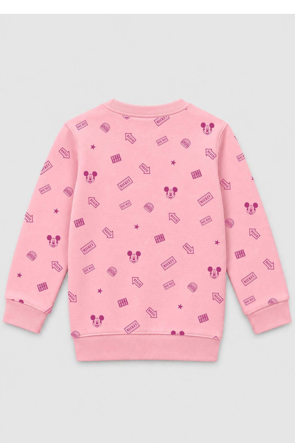 girl pink micky mouse sweatshirt