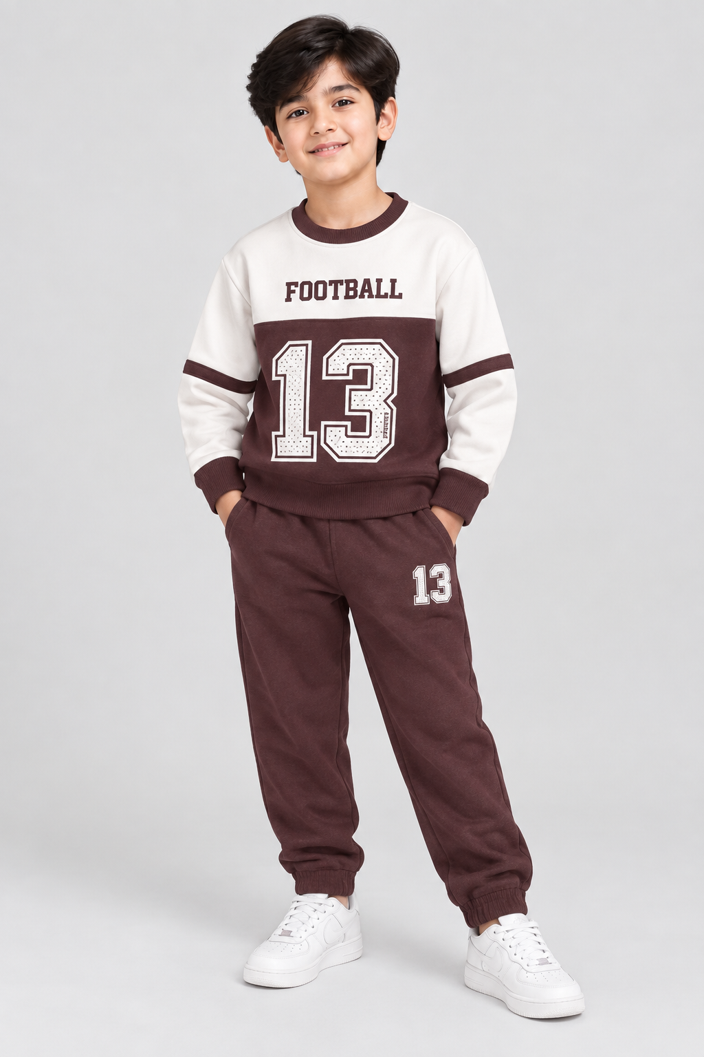 Boys choclate brown Coord Set