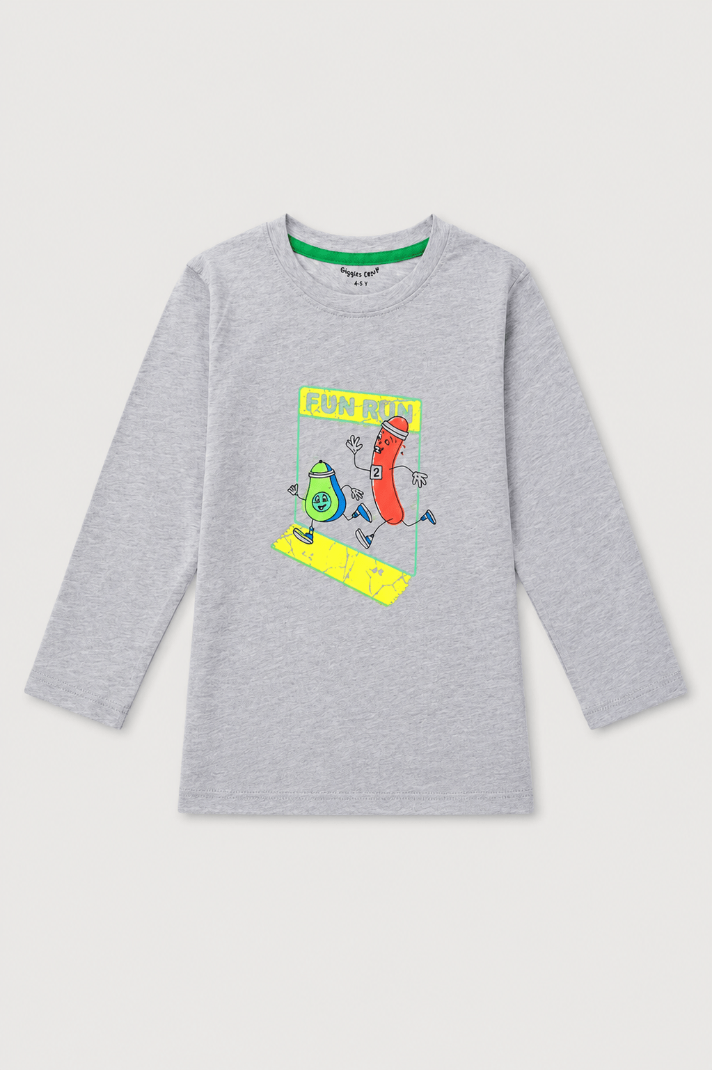 Boys' Fun Run Graphic Full Sleeve T-Shirt - Giggles Crew