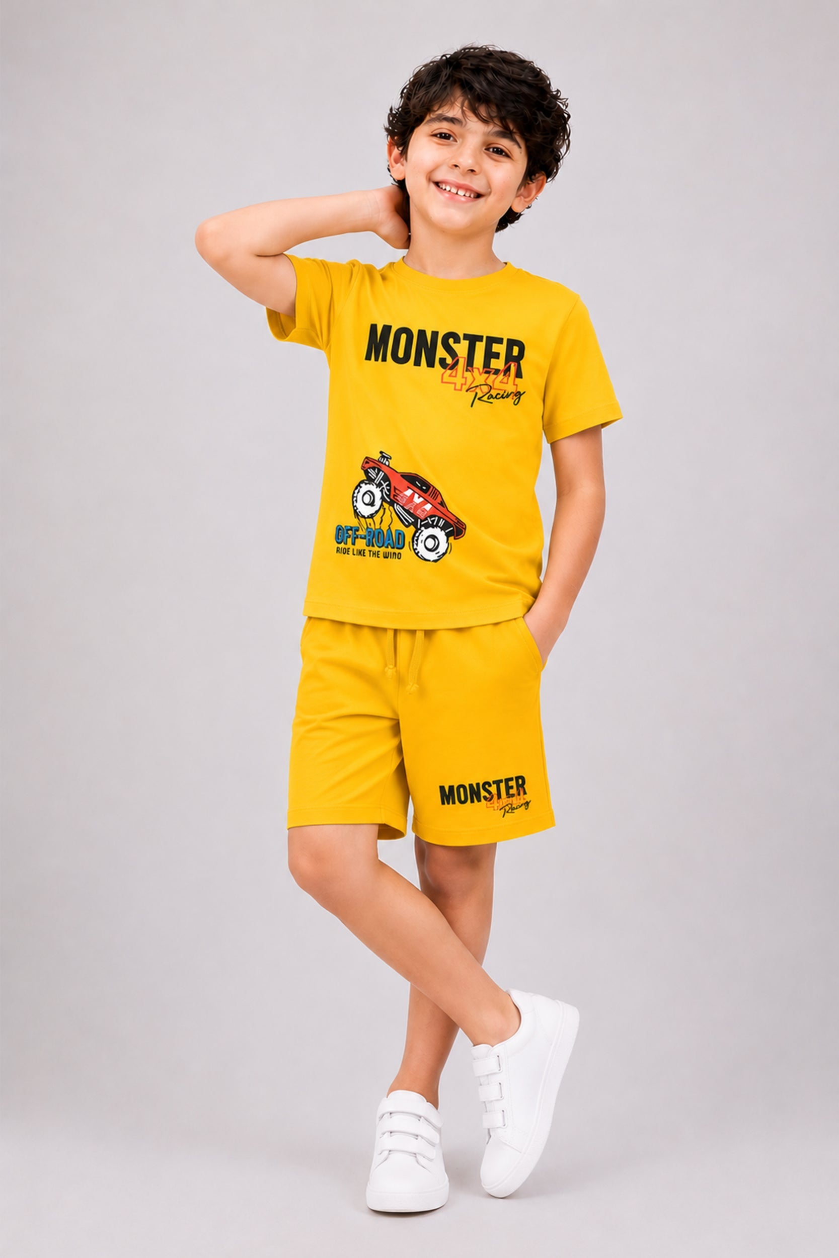 Boys monster Coard set - Giggles Crew