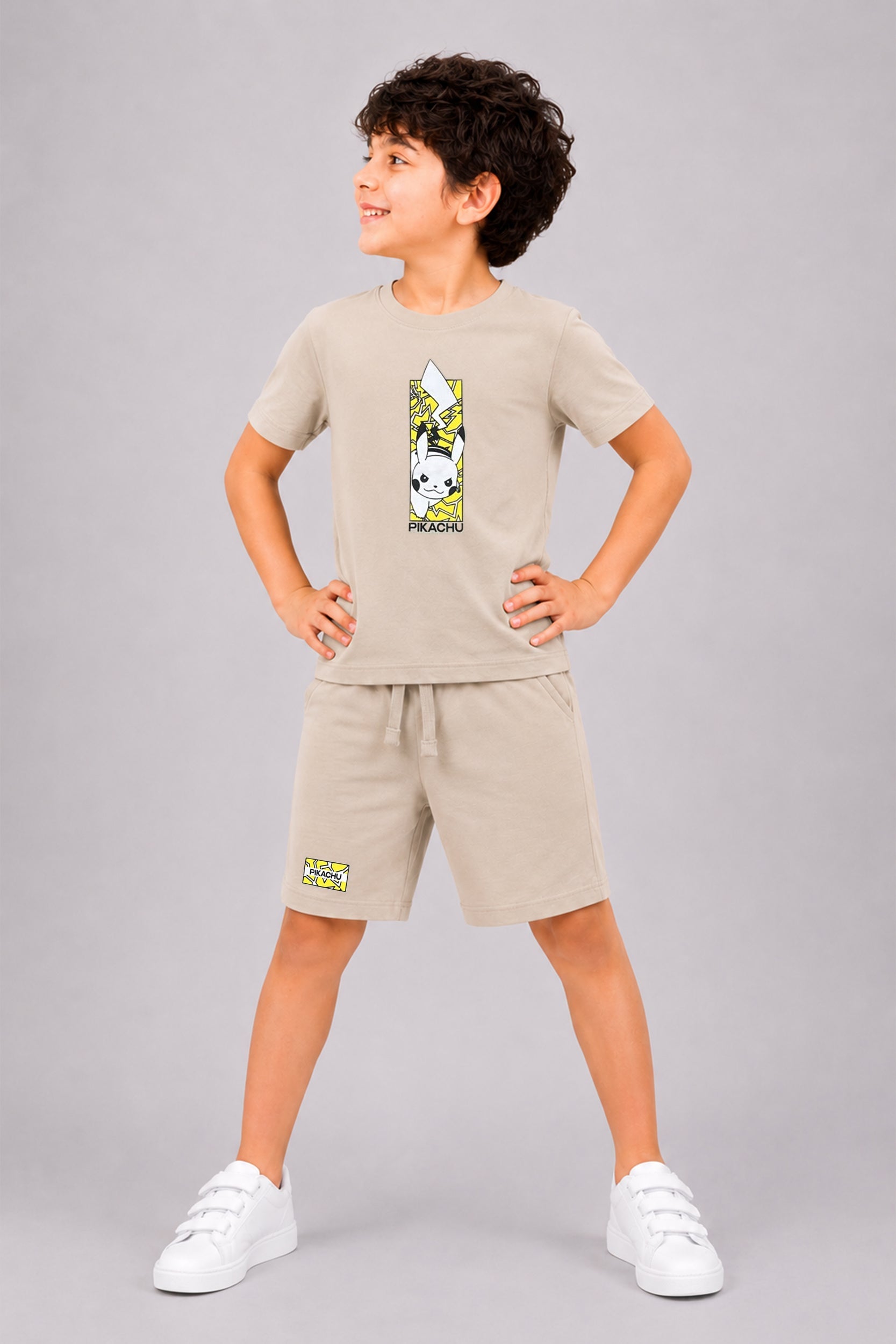 Boys Pikachu Spark Co-ord Set - Giggles Crew