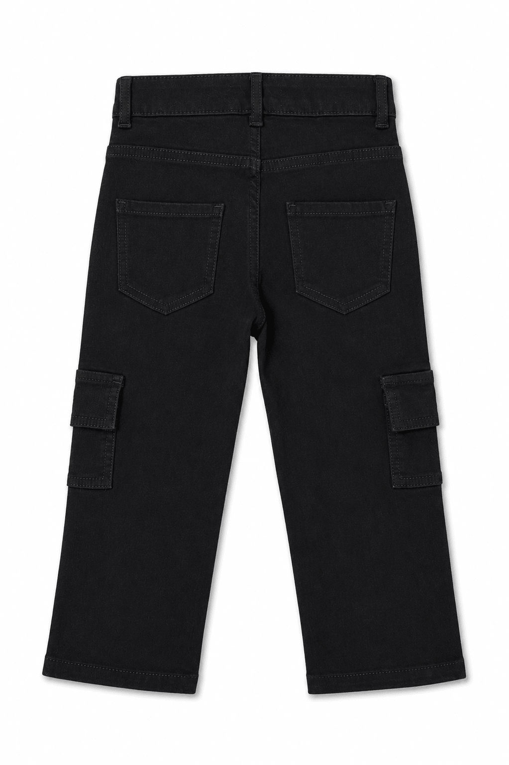 Boys six pockets Black Pants (BS-18) - Giggles Crew