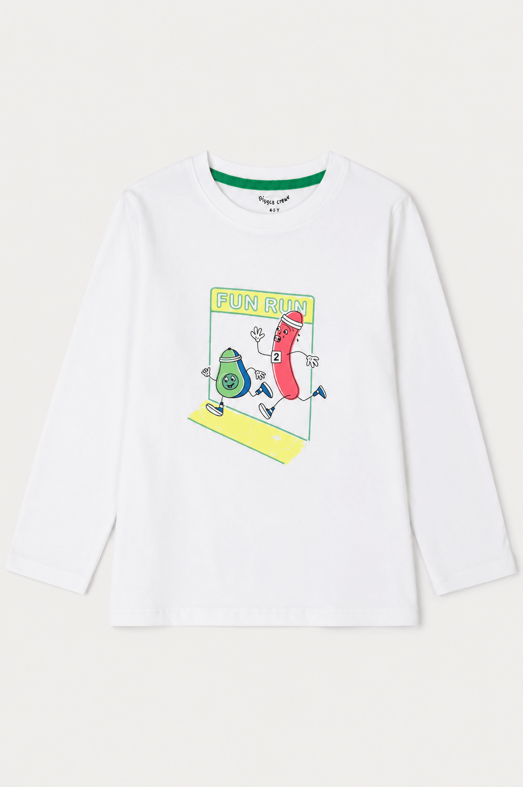 Boys White full Sleeve T-Shirt - Giggles Crew