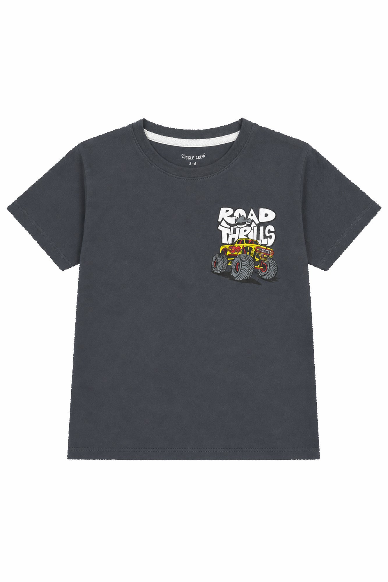 Boys Road Thrills Monster Truck T-Shirt