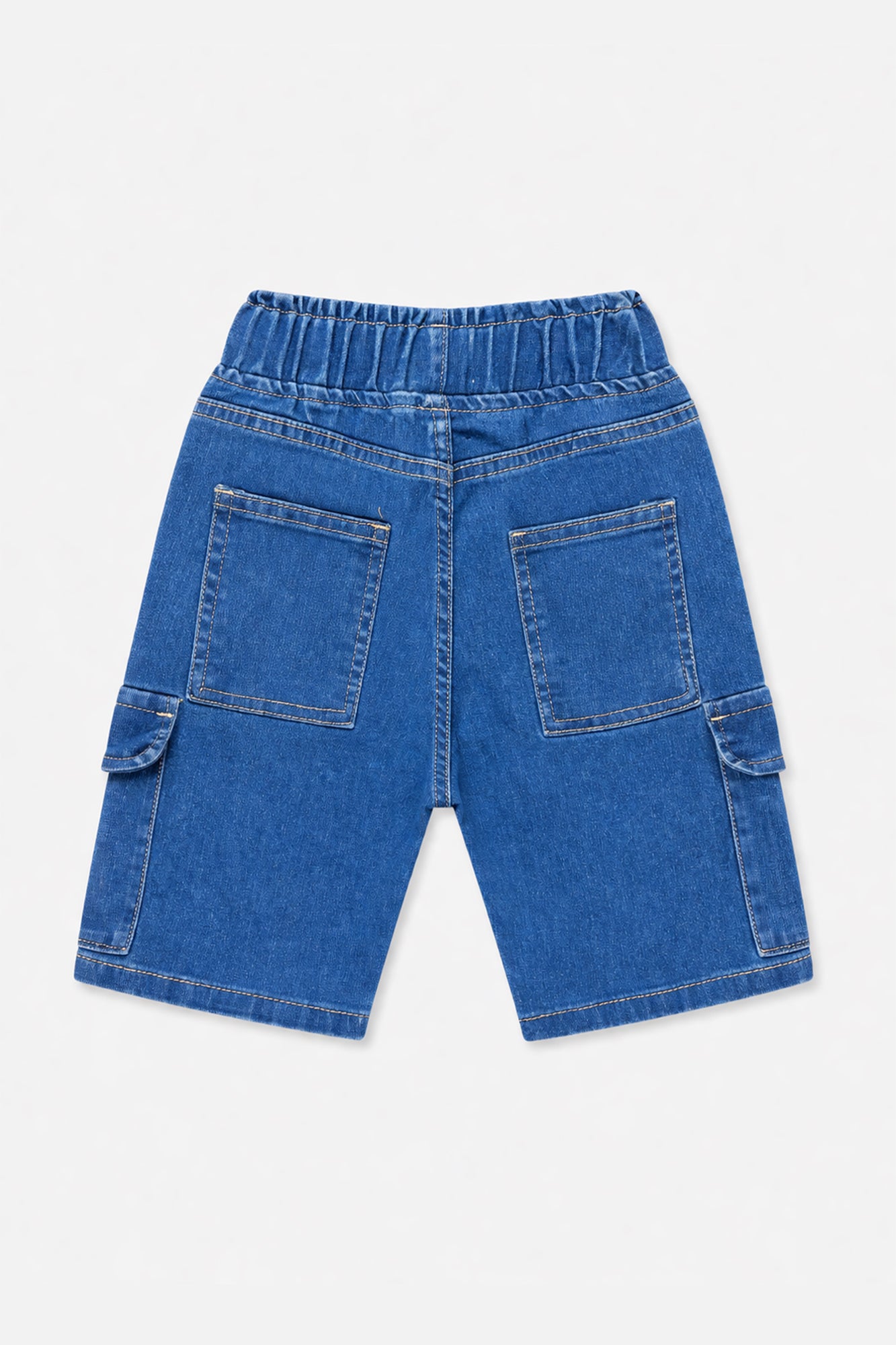 Boys long Urban Cargo Denim Shorts