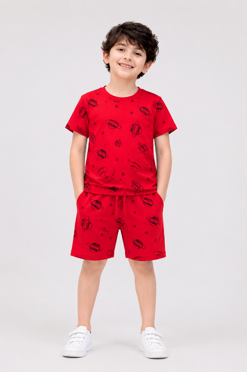 Boys Maroon coord set