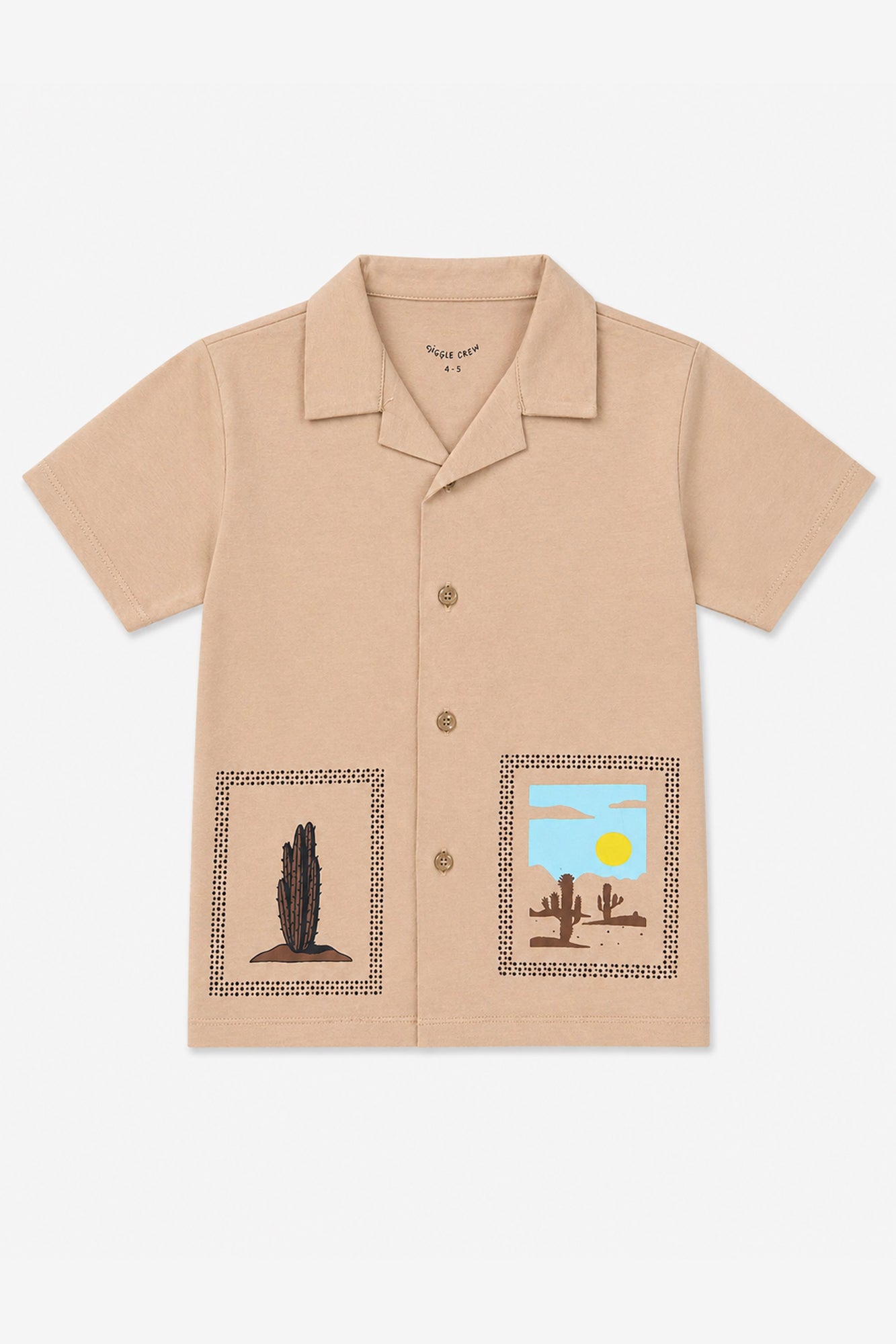 Boys Desert Dune Camp Shirt