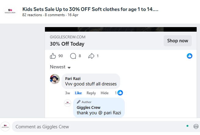 Customer review
