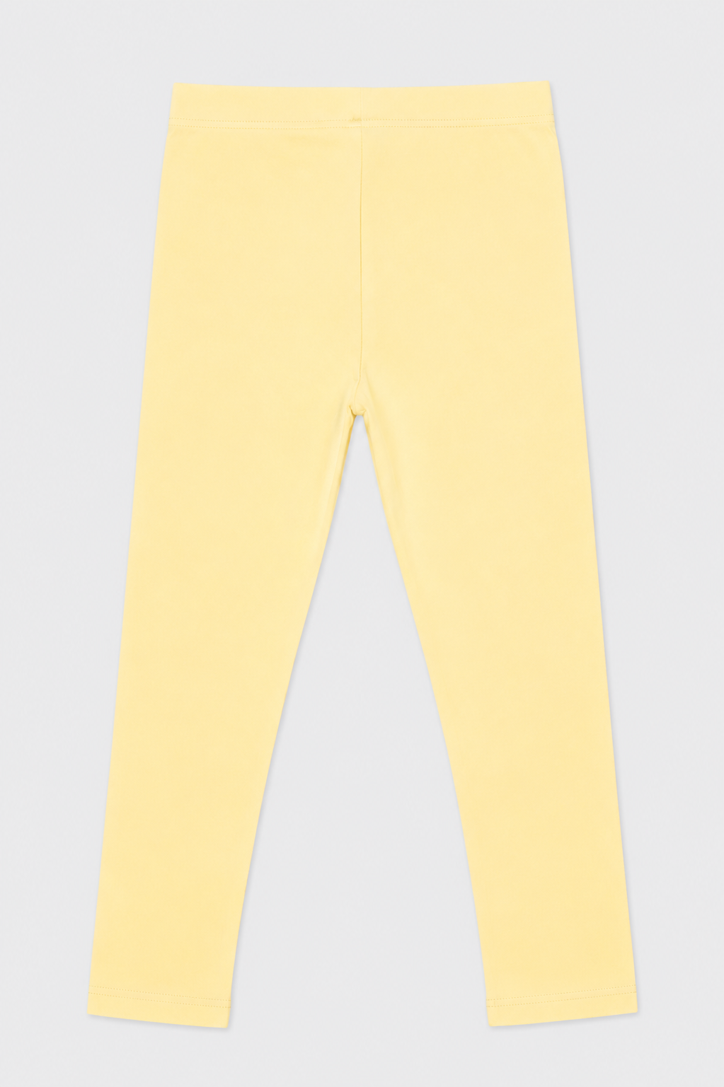Girls Butter Yellow Cotton Tights