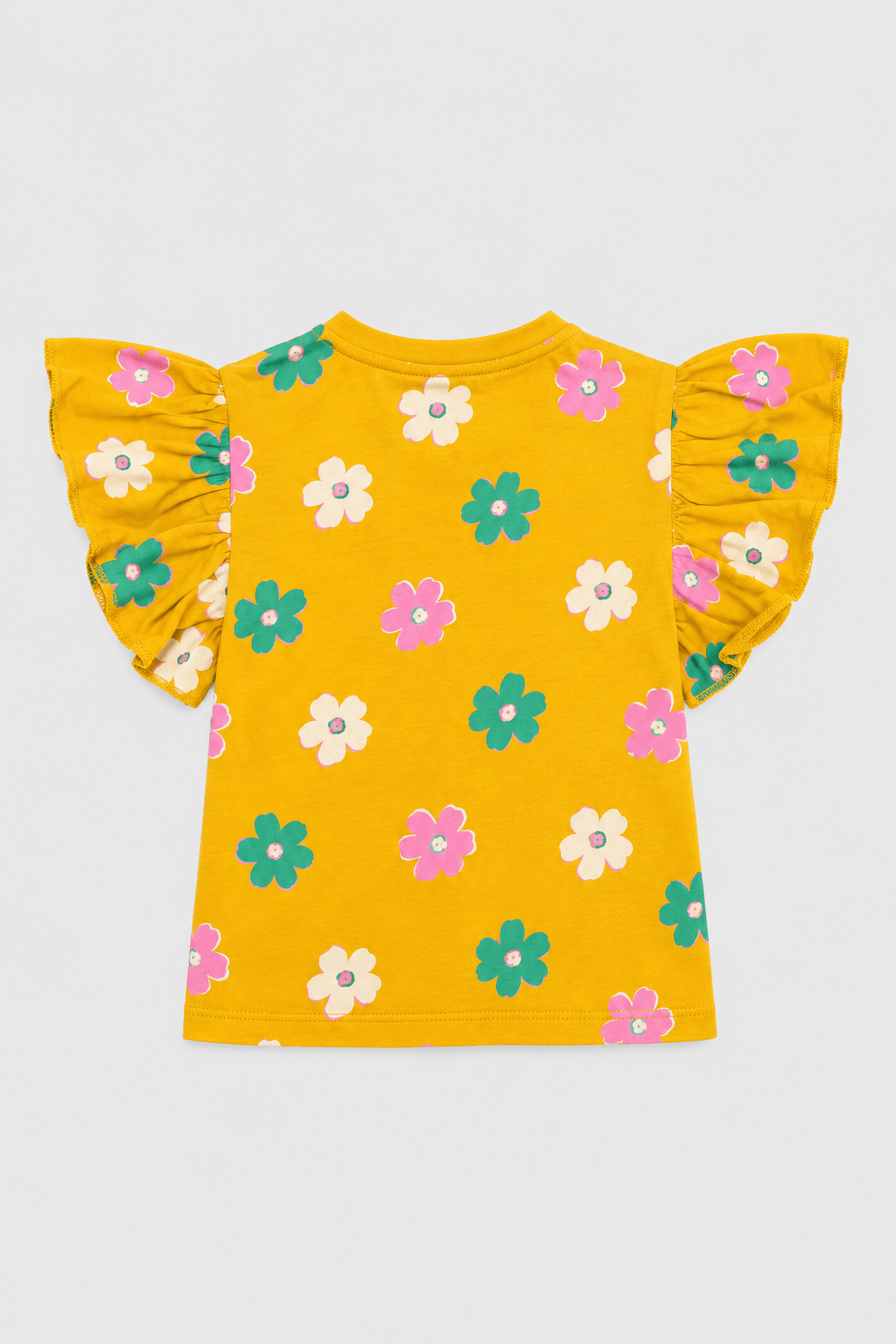 Girls masturd Sunny Ruffle T-Shirt - Giggles Crew