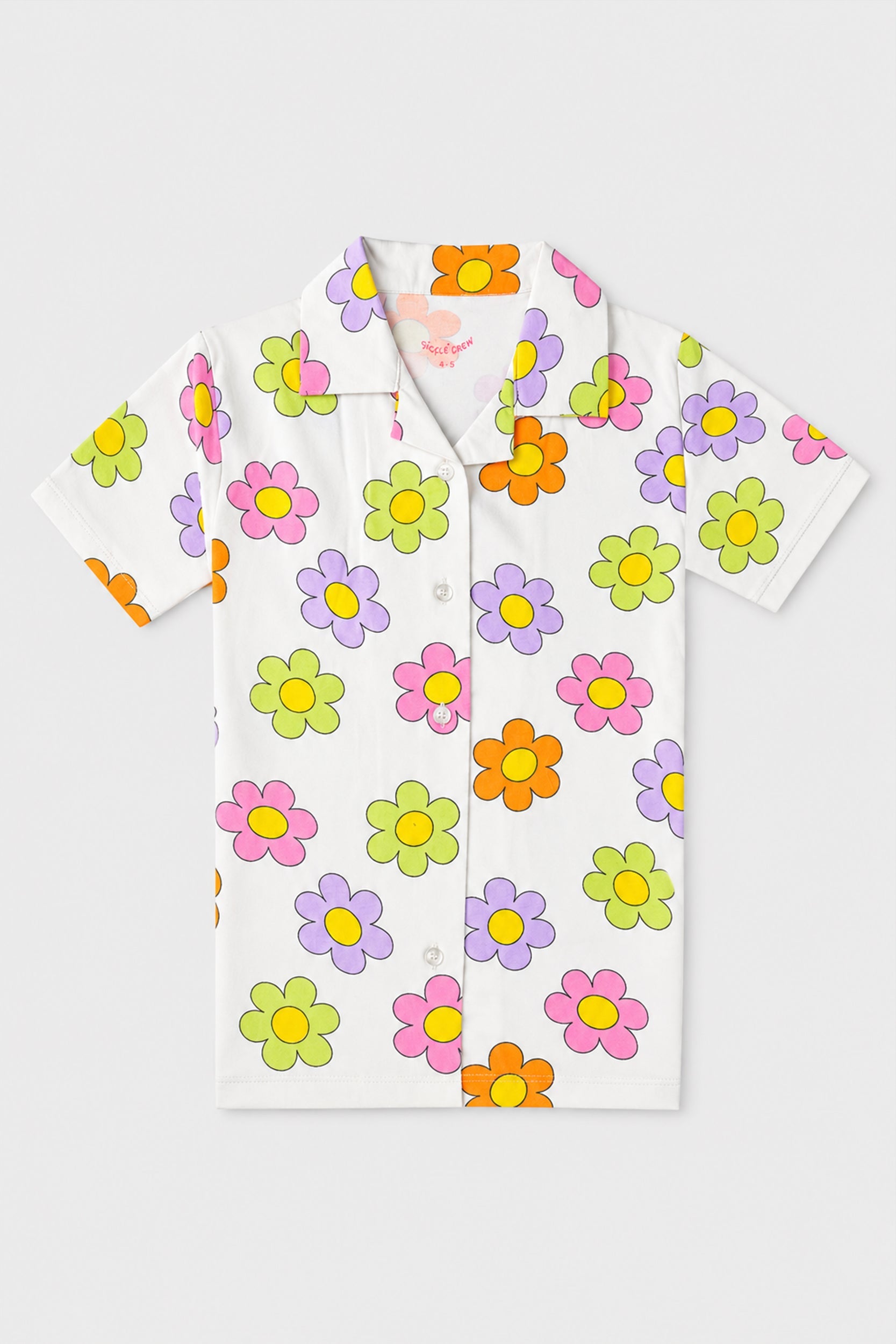 Girls Retro Bloom Co-Ord Set - Giggles Crew