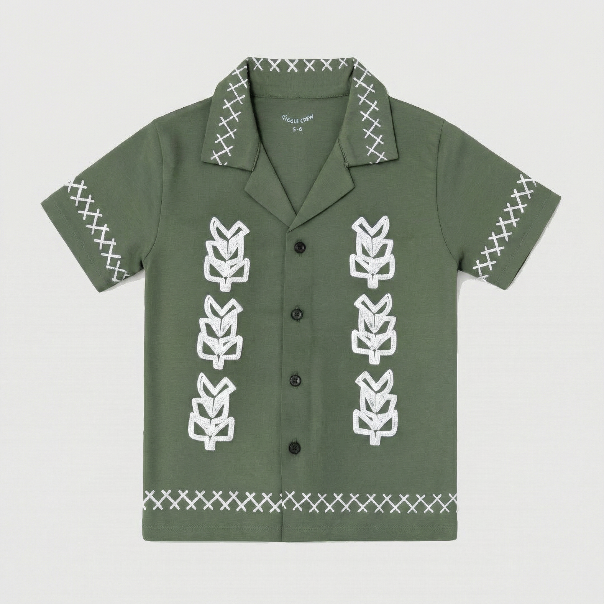 Boys printed button down polo | Giggles Crew Kids Clothing Pakistan |
