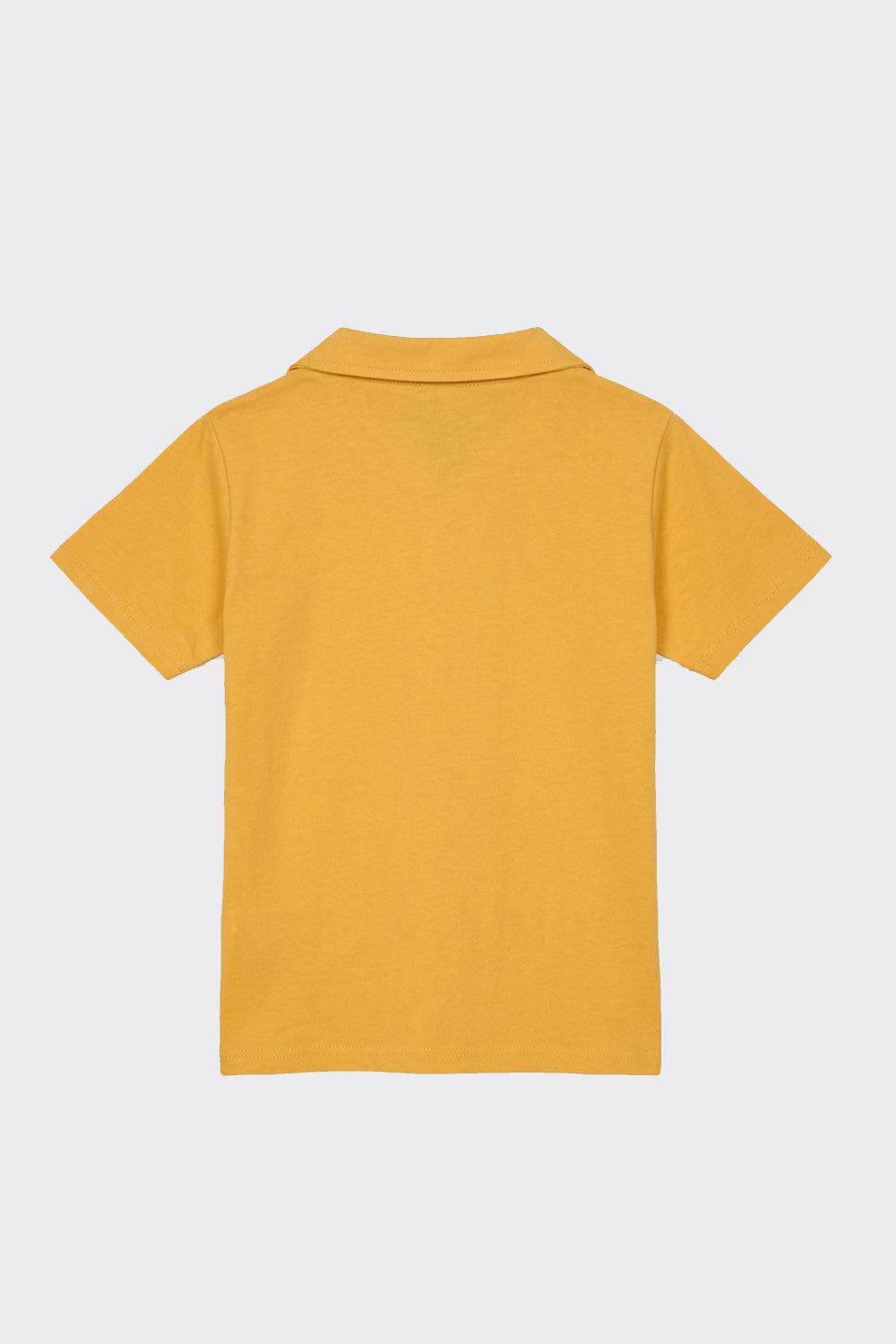 Boys mustard button down polo