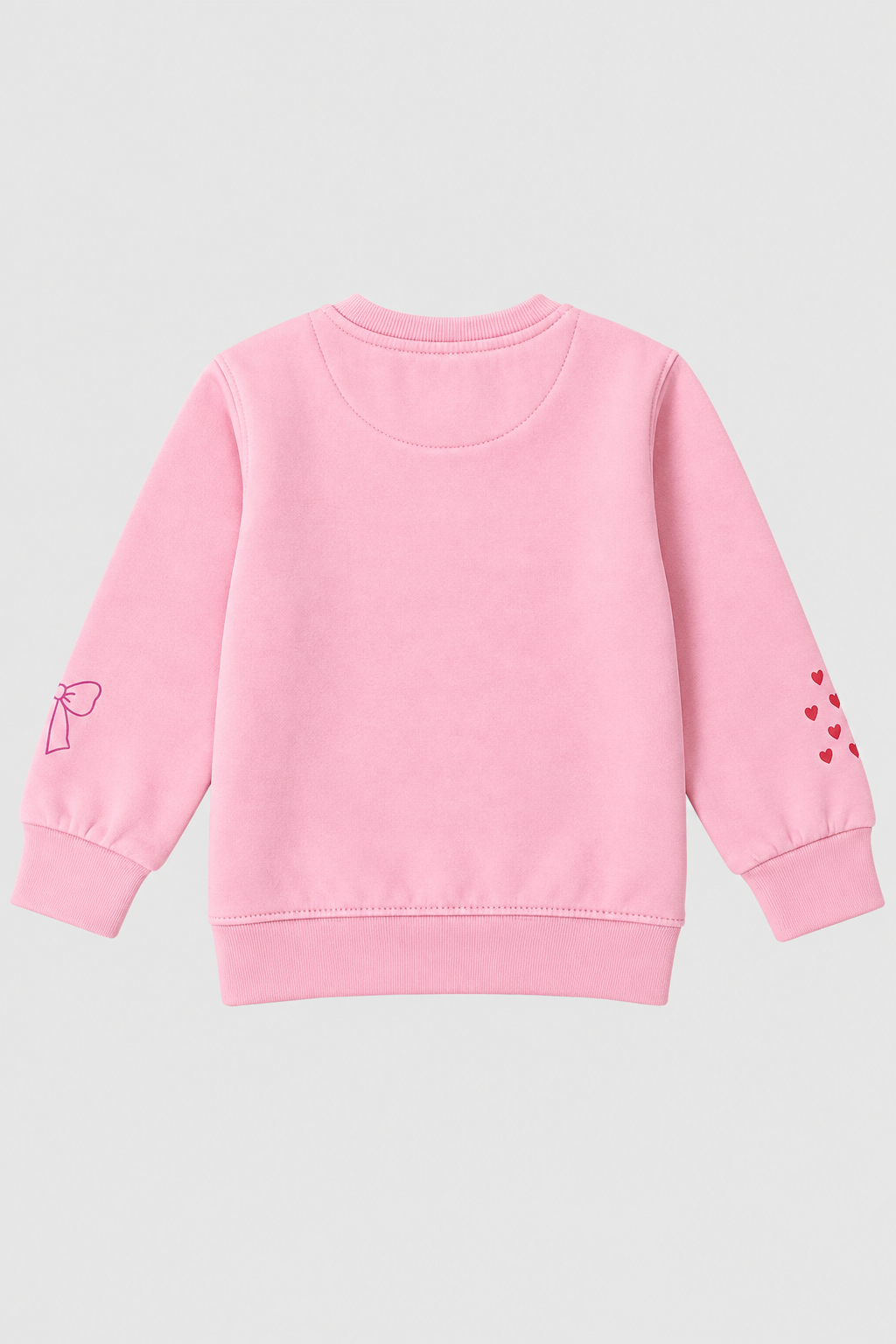 Girls Sweetheart Garden Pink Sweatshirt