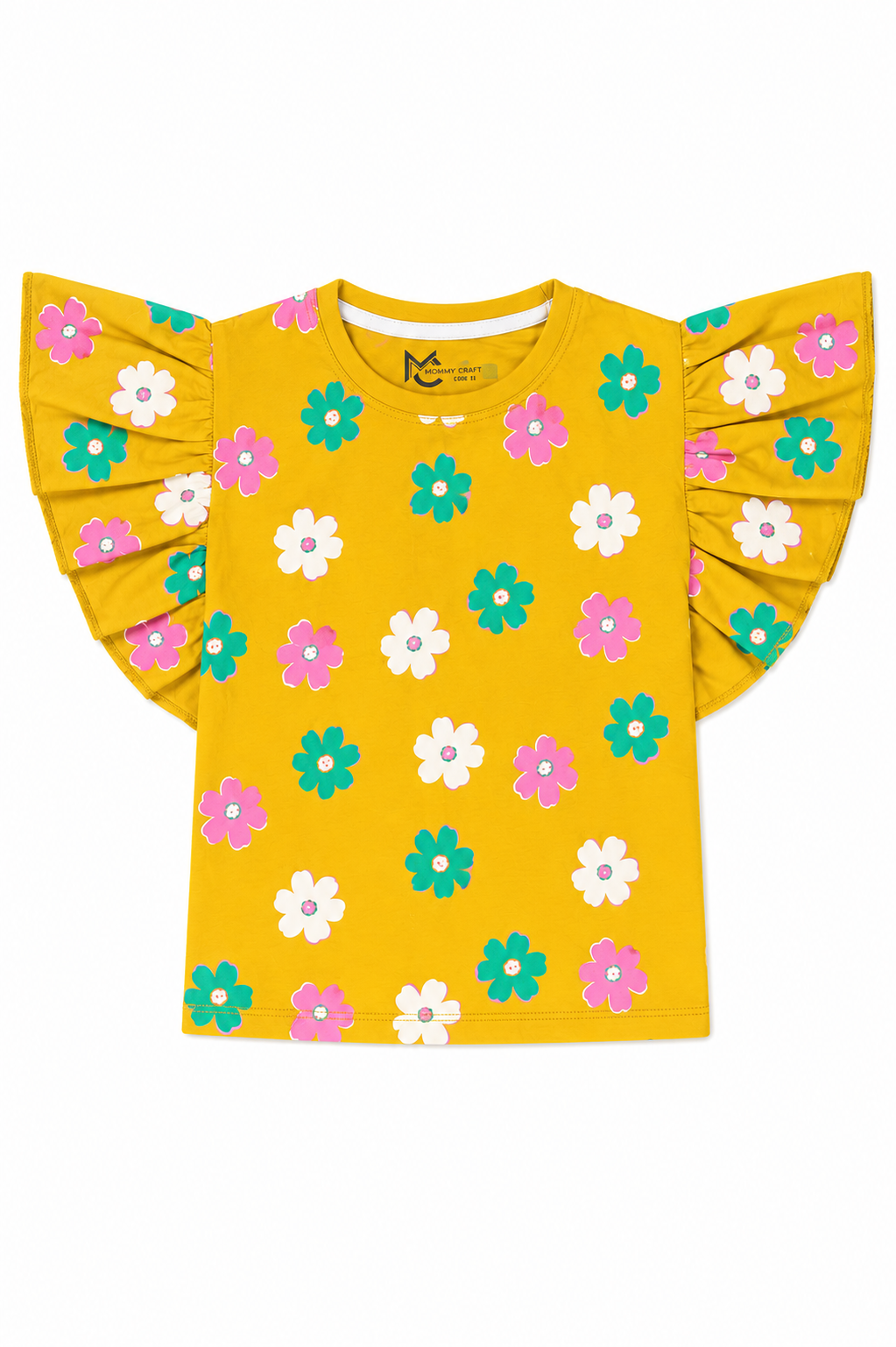 Girls Sunshine Blossom Flutter Top