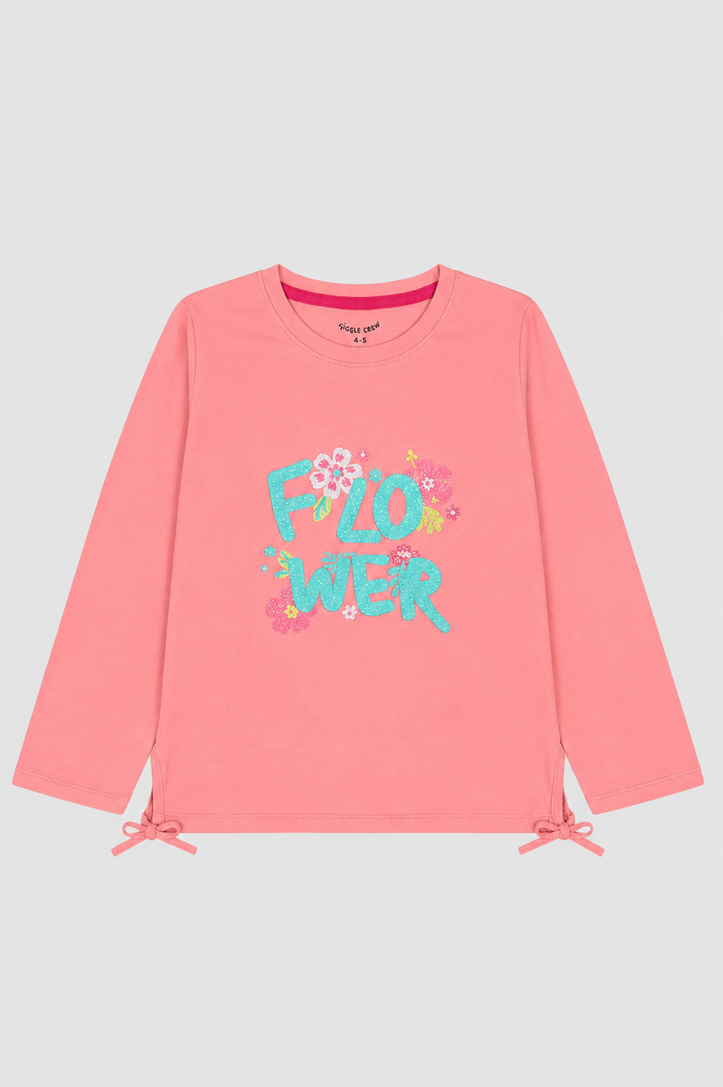 Girls Floral Flower Print full sleeve shirt