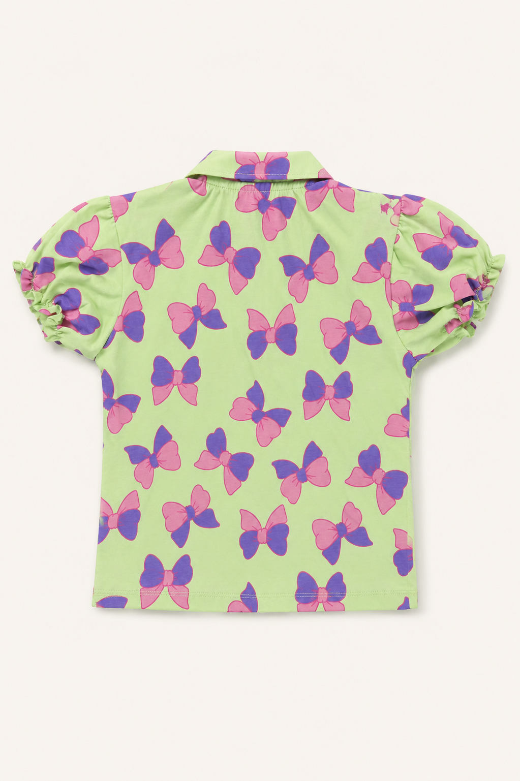 Girls Minty Bow Charm Shirt