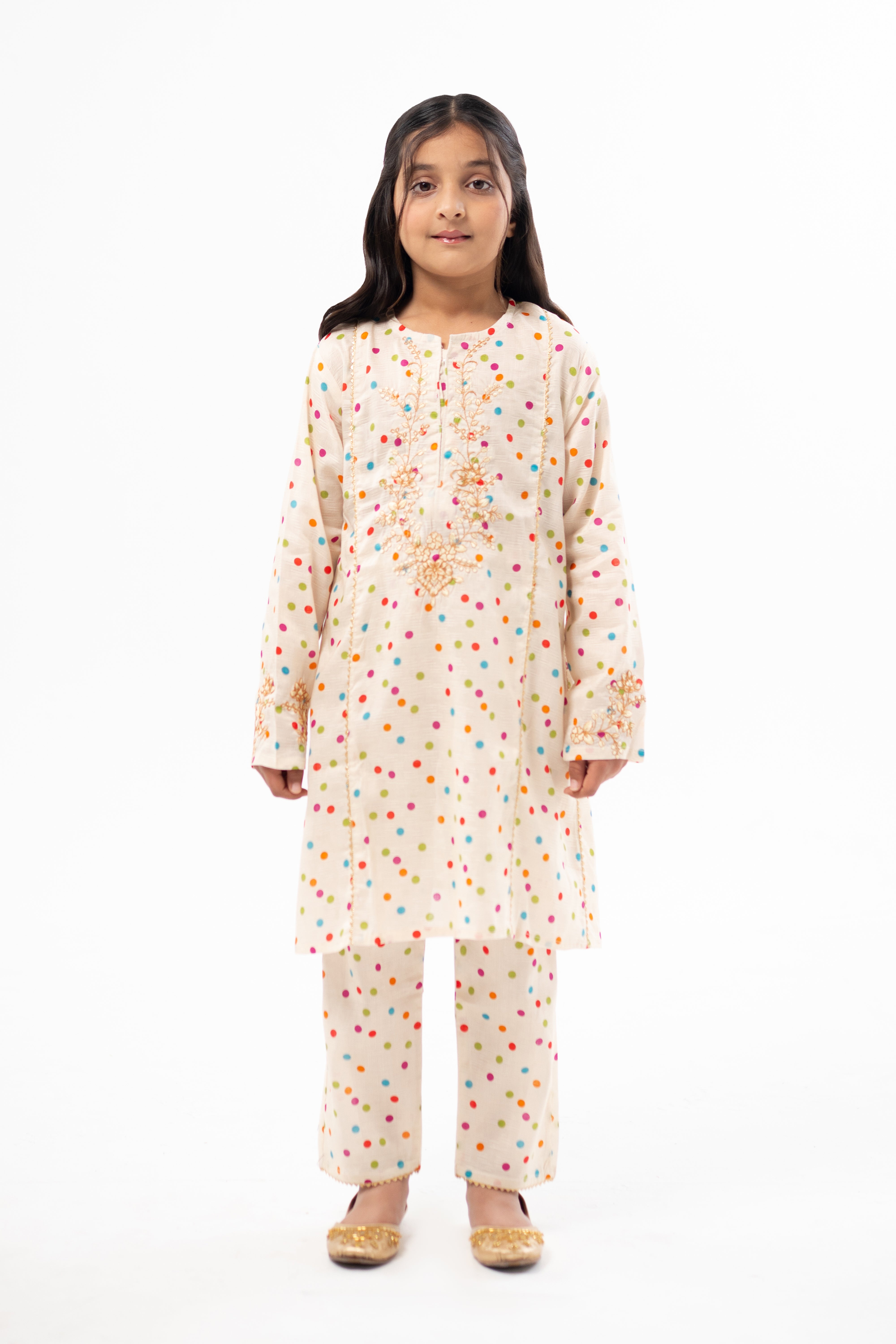 Dot Kurta Set