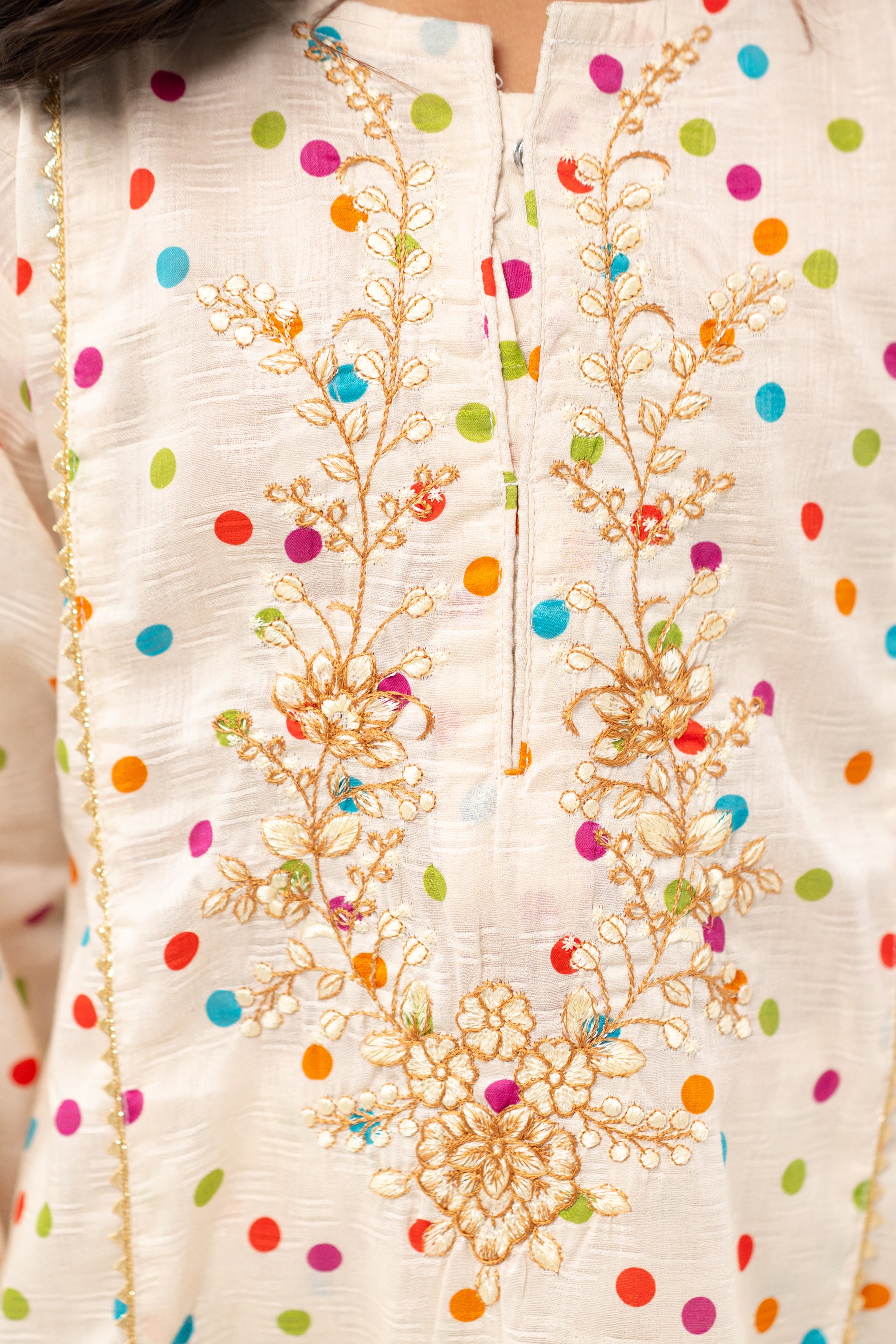Dot Kurta Set