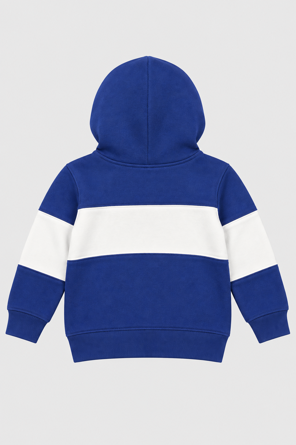 Boys Royal Blue Color-Block Kids Hoodie