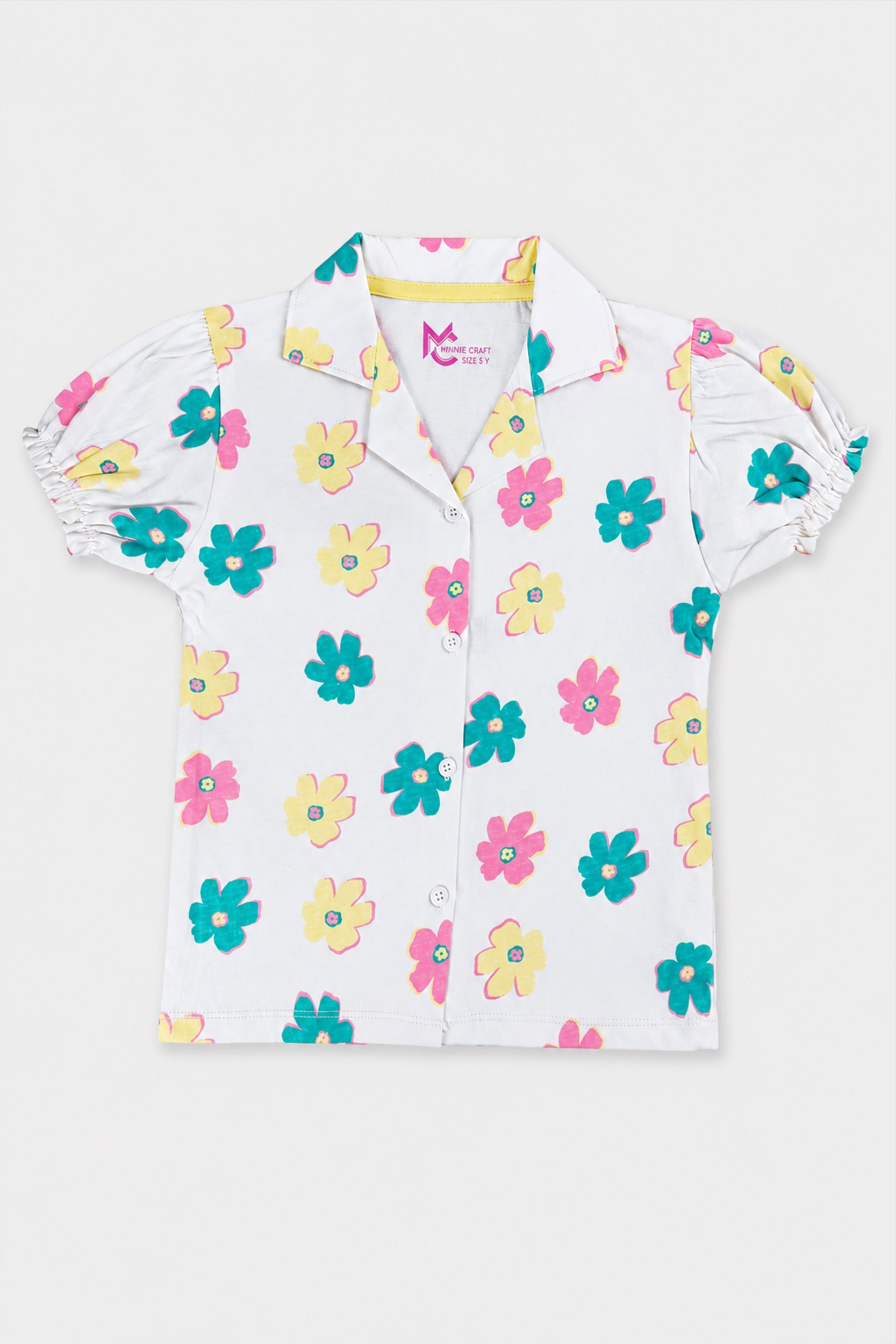 Girls Bloomy Garden Floral Shirt