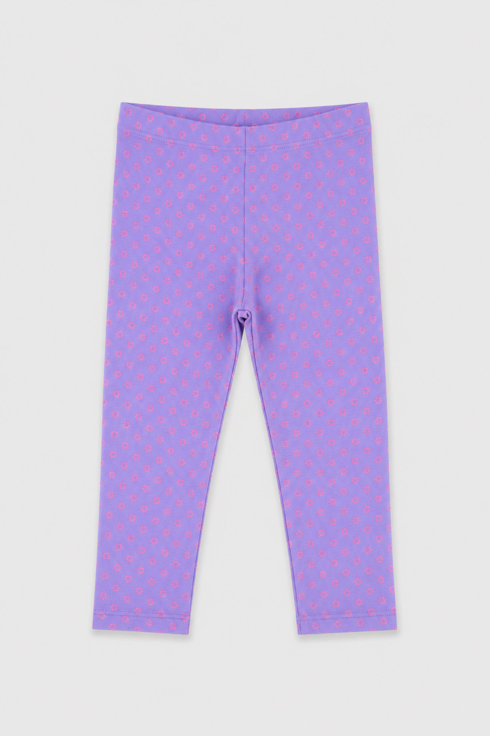 Girls Lavender Bloom Girls Leggings
