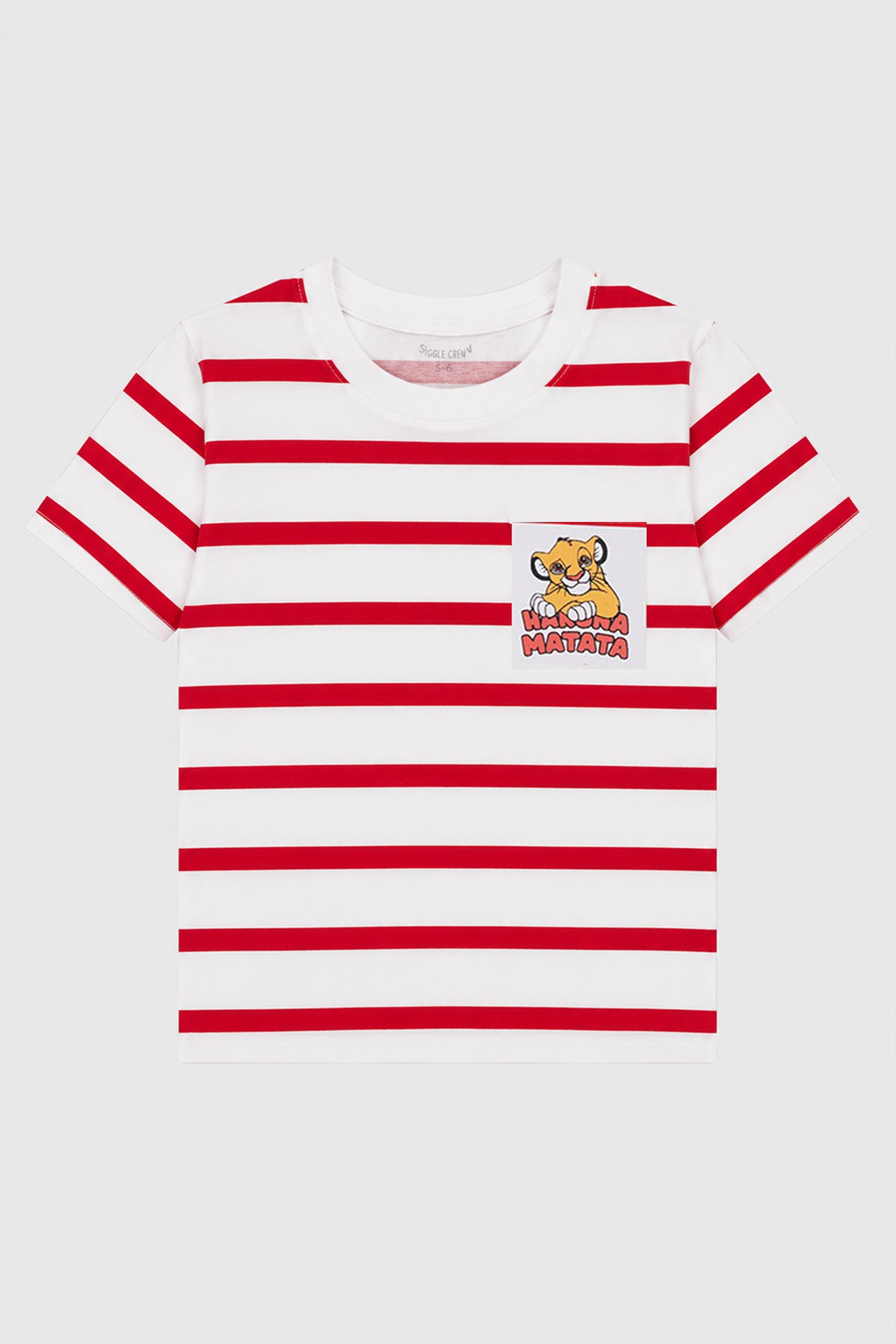 Boys Red Sailor Stripe Co-ord Set