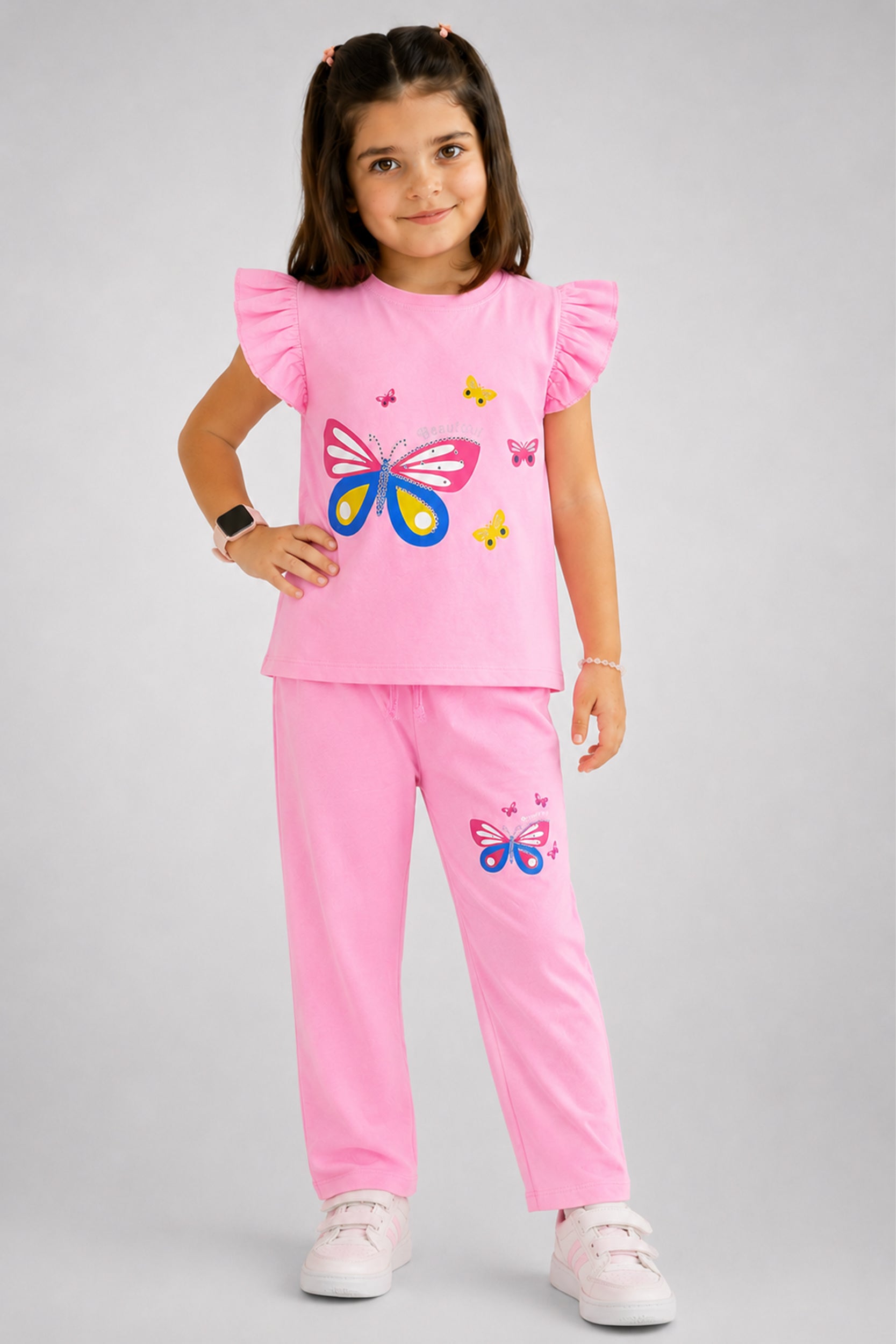 Girls Butterfly Bloom Co-Ord Set