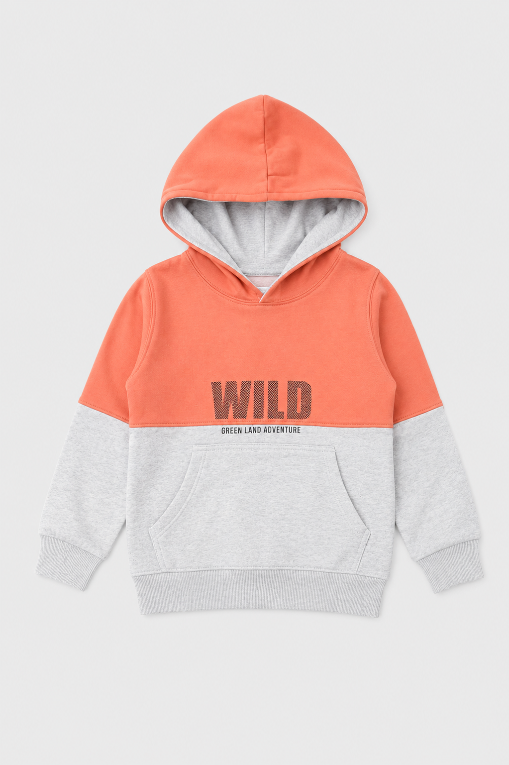 Boys Wild Adventure Color-Block Hoodie