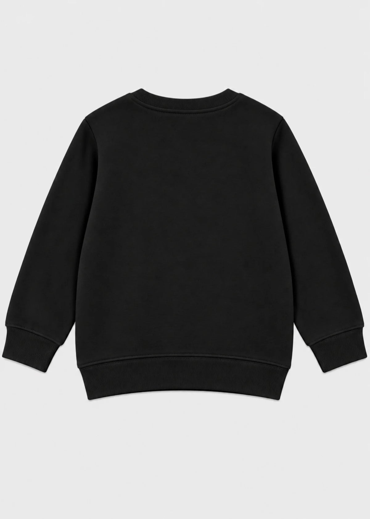 Girls black Princess Print Sweatshirt