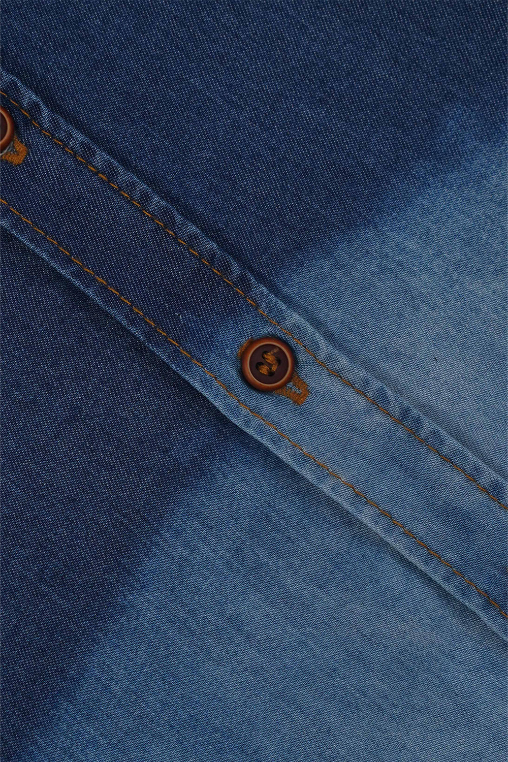 Ombre Wash Denim Shirt