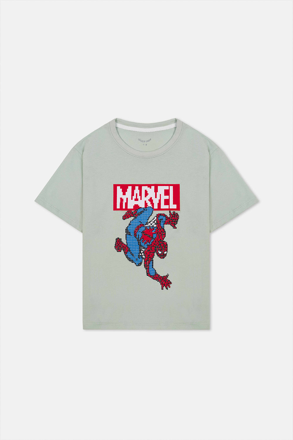 Boys Pixel Spider Hero T-Shirt