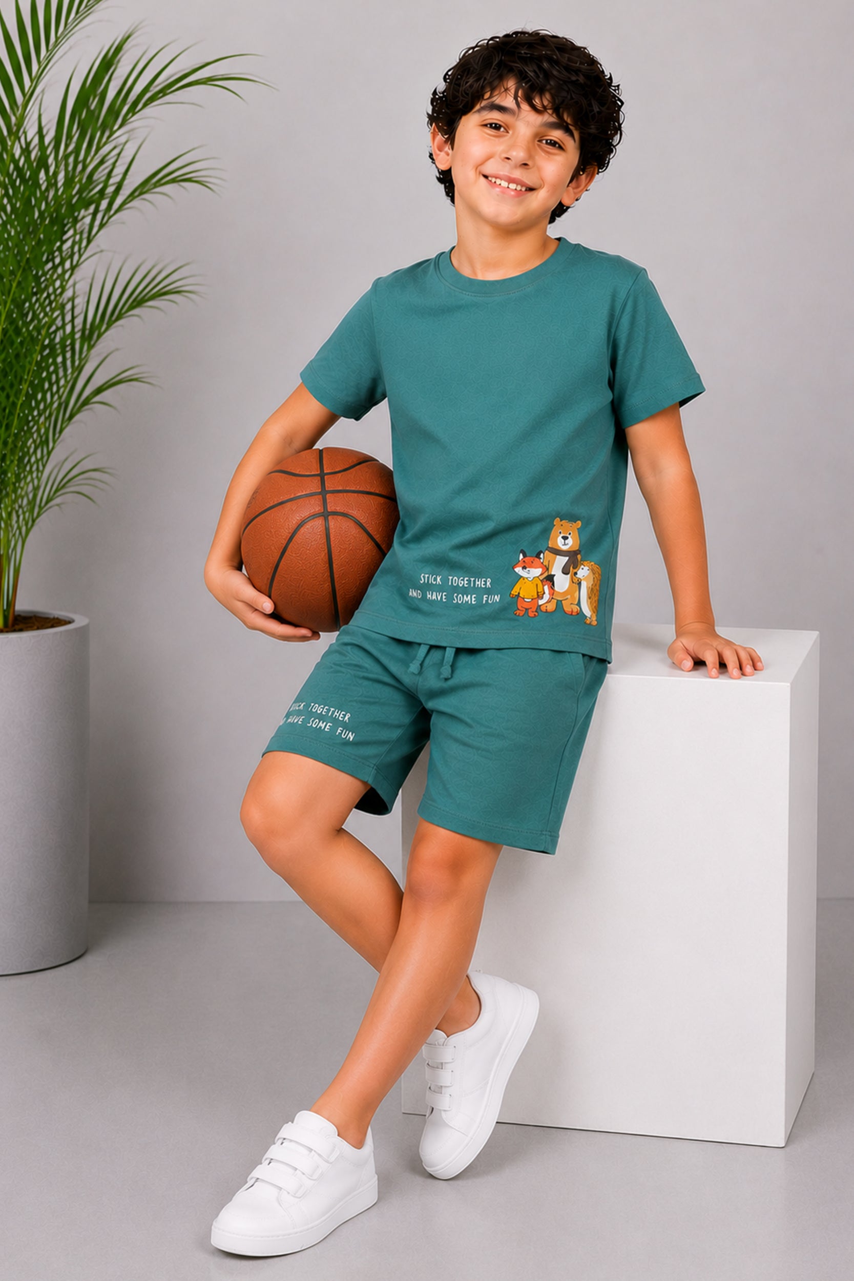 Boys Forest Friends Adventure Co-ord Set