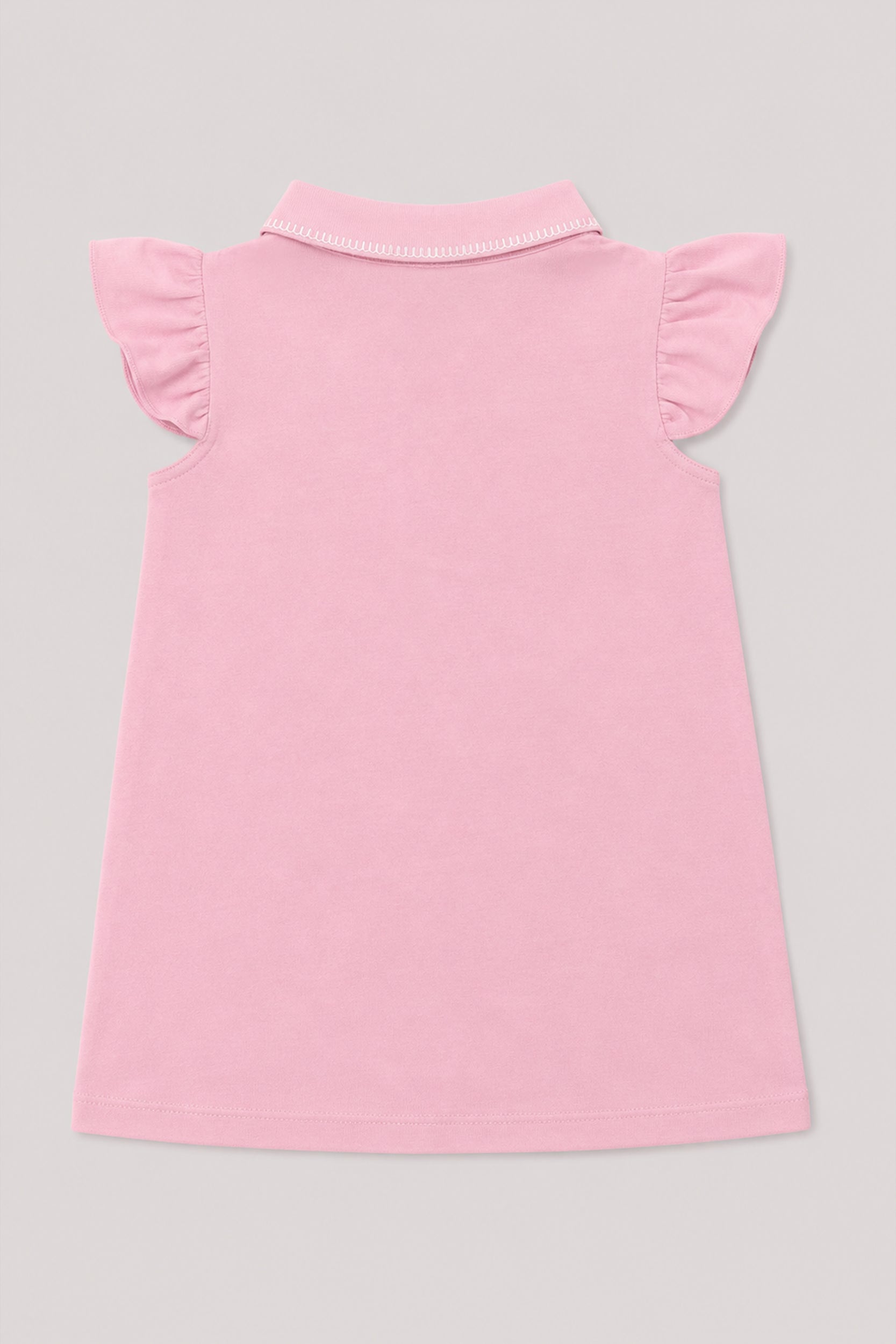 Girls’ Blossom Pocket Flutter Dress – Pink